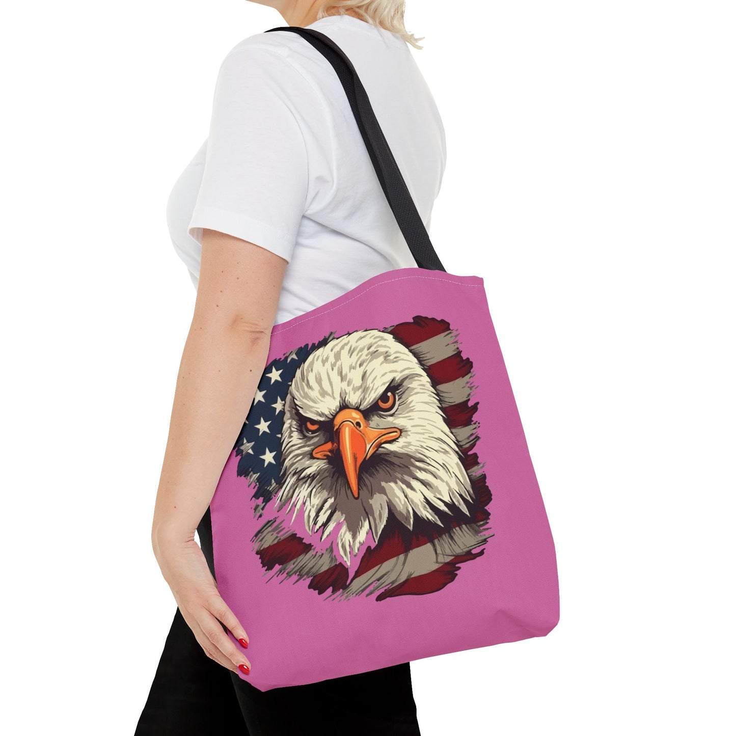 Princess Grace  Patriotic Eagle Tote Bag Perfect for Independence Day and Everyday Use