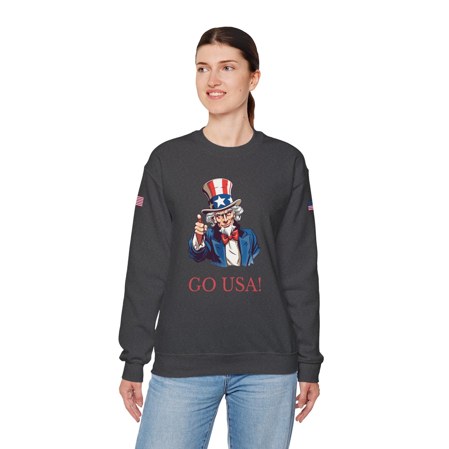 Princess Grace TEAM USA Unisex Heavy Blend Crewneck Sweatshirt