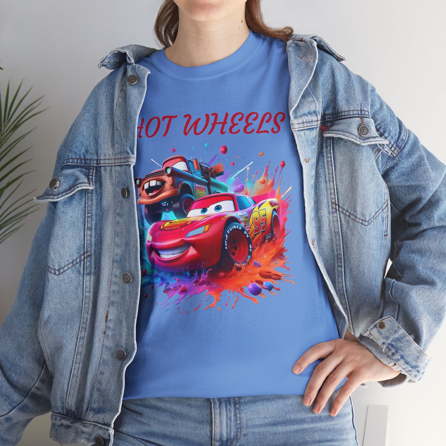 Princess Grace  Cool Cars Unisex Heavy Cotton Tee Hot Wheels Graphic Tee for Kids and Adults