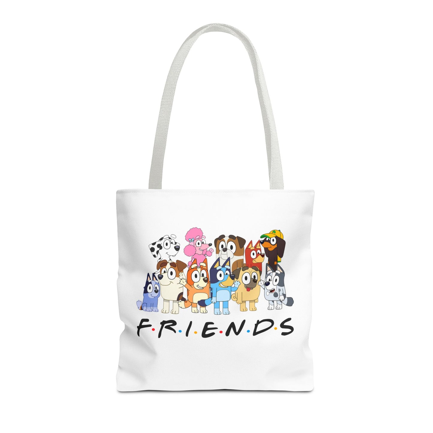 Princess Grace  Cute Animal Friends Tote Bag  Perfect for Dog Lovers & Friendship Gifts