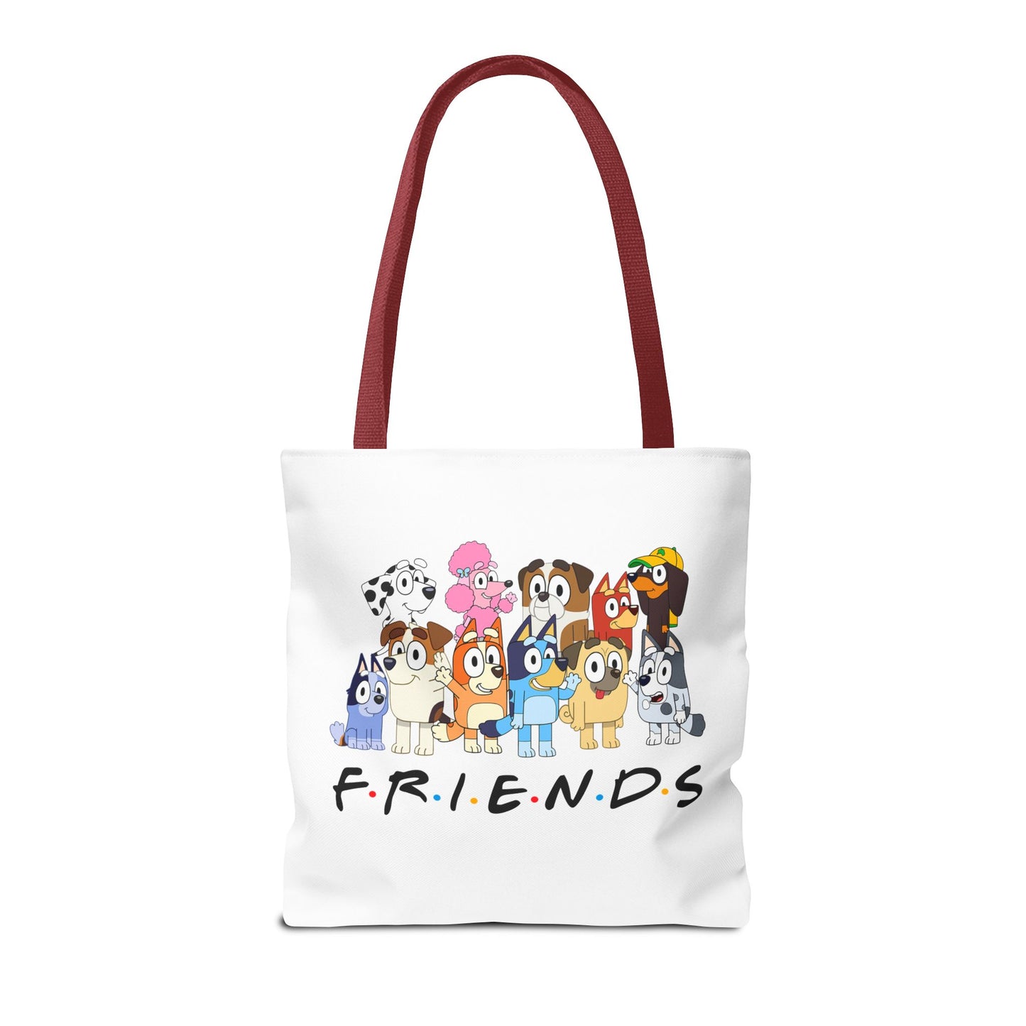 Princess Grace  Cute Animal Friends Tote Bag  Perfect for Dog Lovers & Friendship Gifts