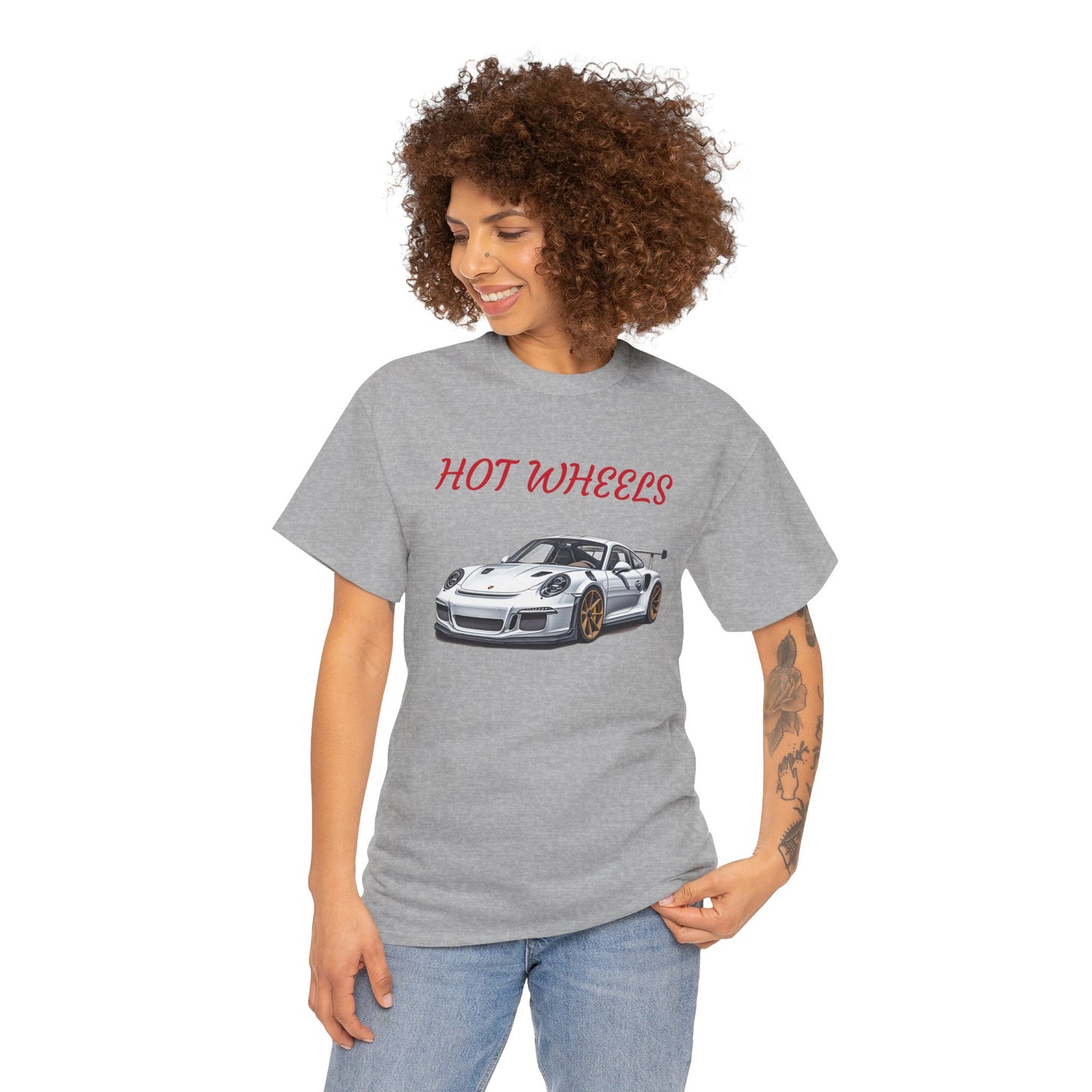 Princess Grace  Hot Wheels Unisex Heavy Cotton Tee Car Enthusiast Shirt for Auto Lovers