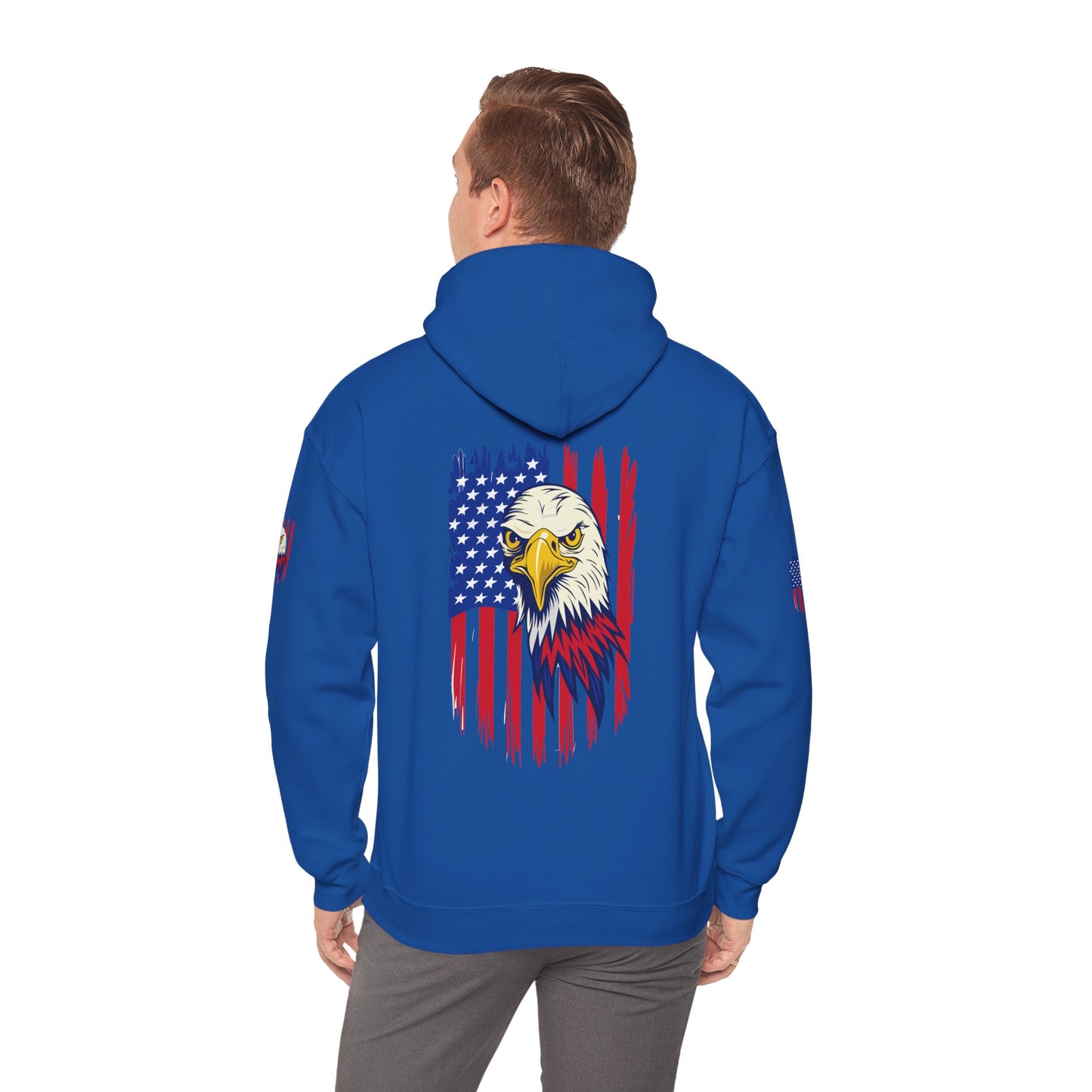 Princess Grace  Patriotic Eagle Unisex Heavy Blend Hoodie