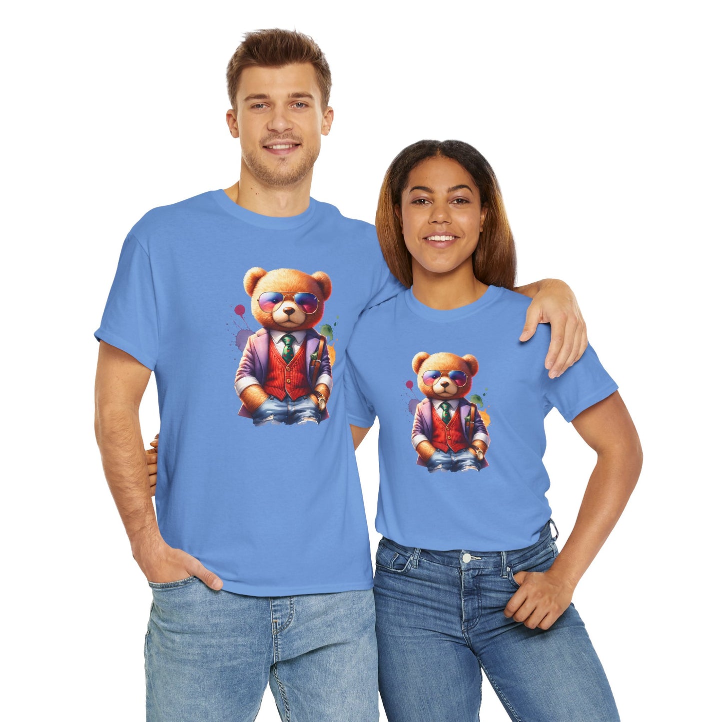 Princess Grace  Trendy Teddy Bear Graphic Unisex Heavy Cotton Tee