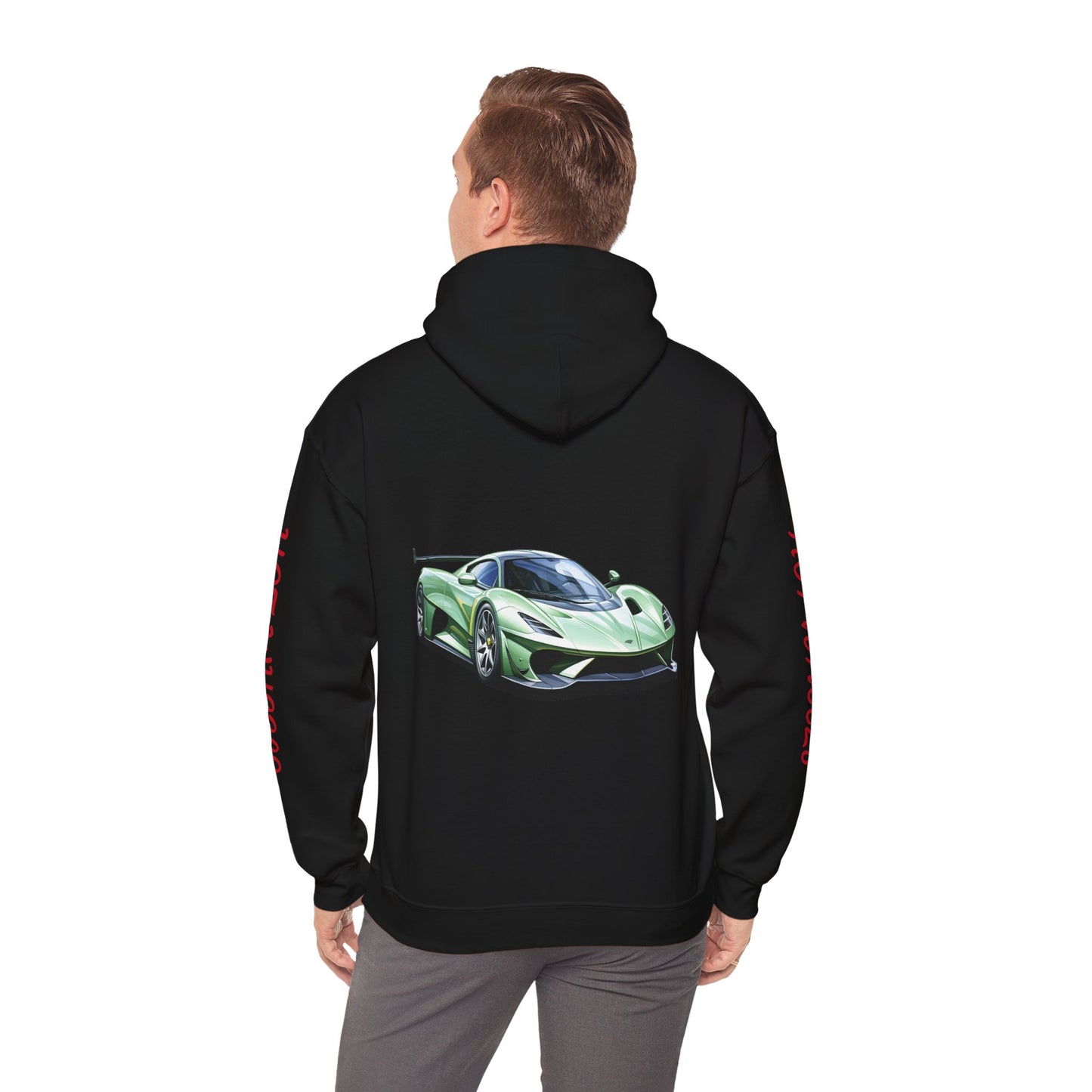 Princess Grace  Hot Wheels Unisex Hooded Sweatshirt Sports Car Lovers Collection