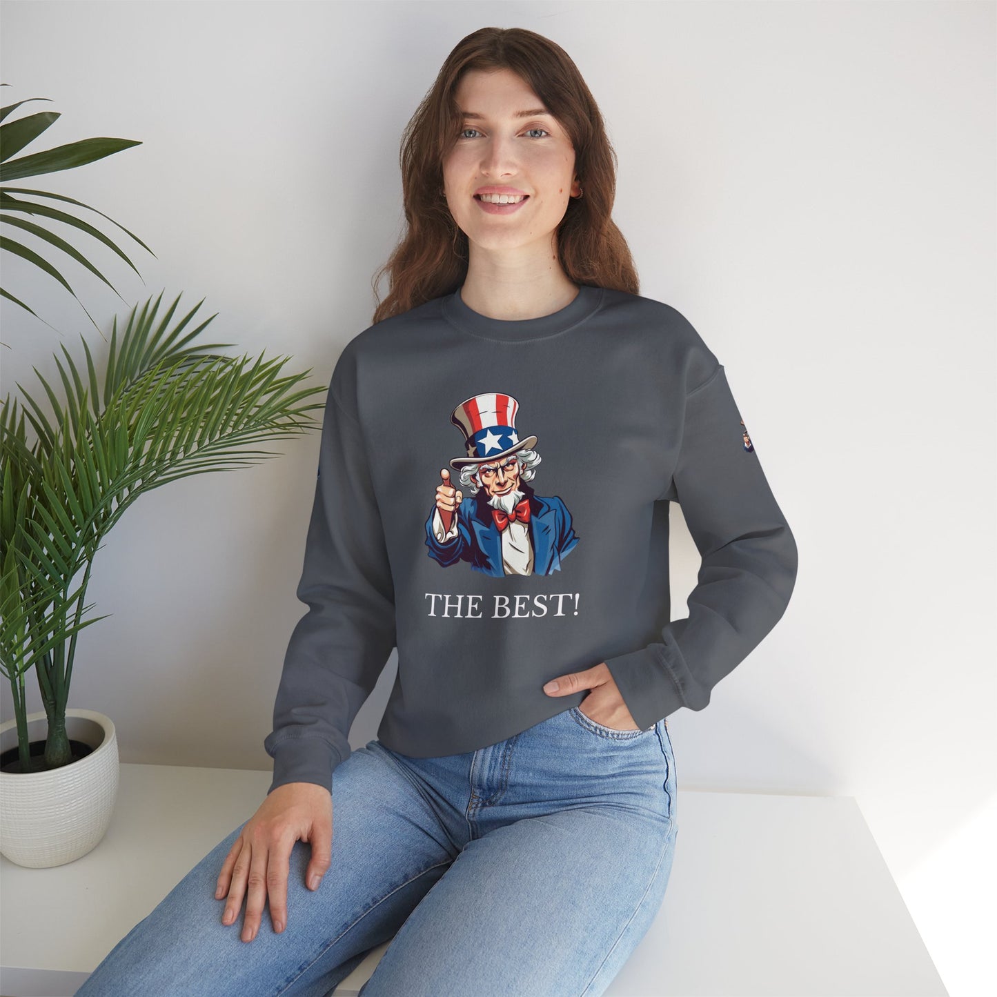 Princess Grace TEAM USA  Unisex Heavy Blend Crewneck Sweatshirt