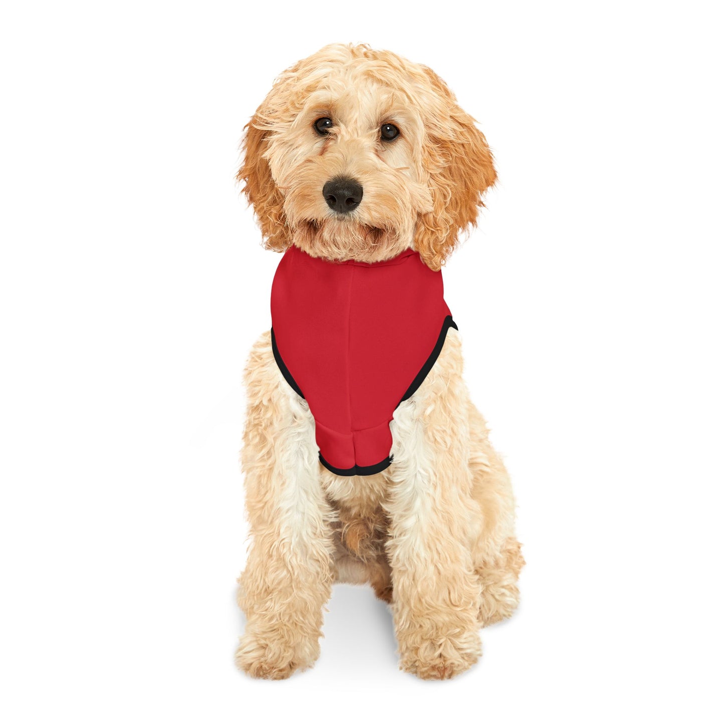 Princess Grace  Red Heart American Flag Pet Hoodie  Perfect for Patriotic Celebrations