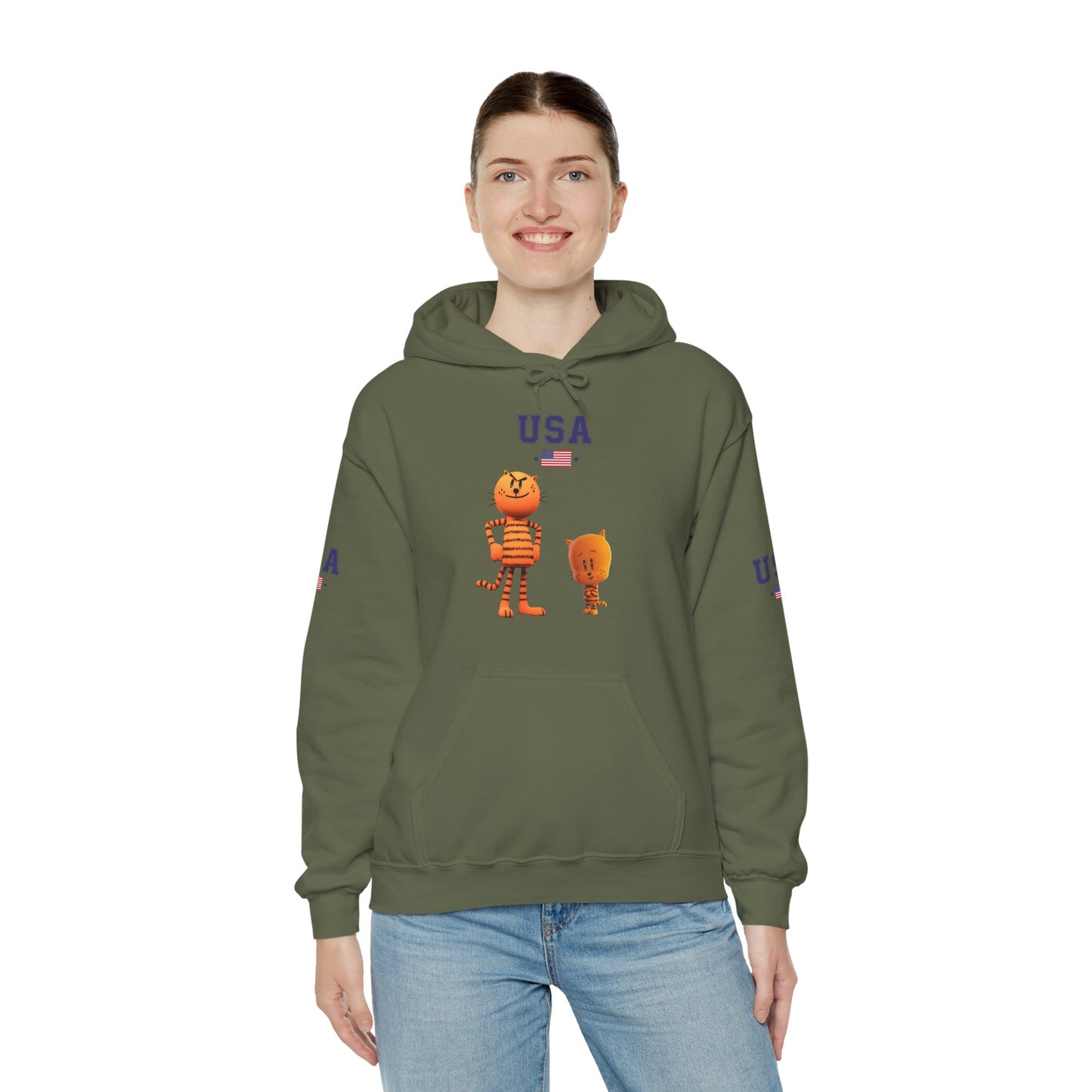 Princess Grace  TEAM USA  Unisex Heavy Blend  Hooded Sweatshirt