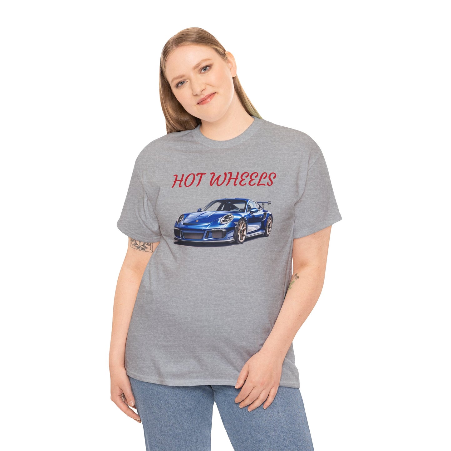 Princess Grace  Cool Hot Wheels Unisex Heavy Cotton Tee Perfect Gift for Car Lovers