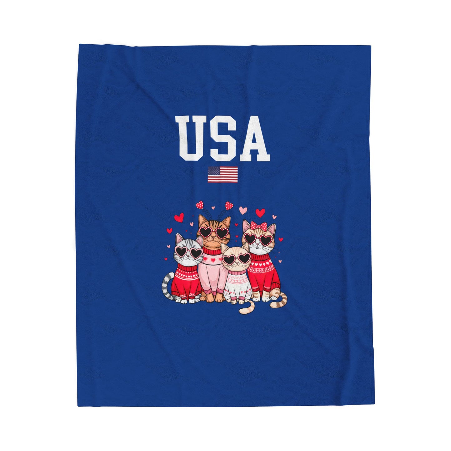 Princess Grace  TEAM USA  Velveteen Plush Blanket