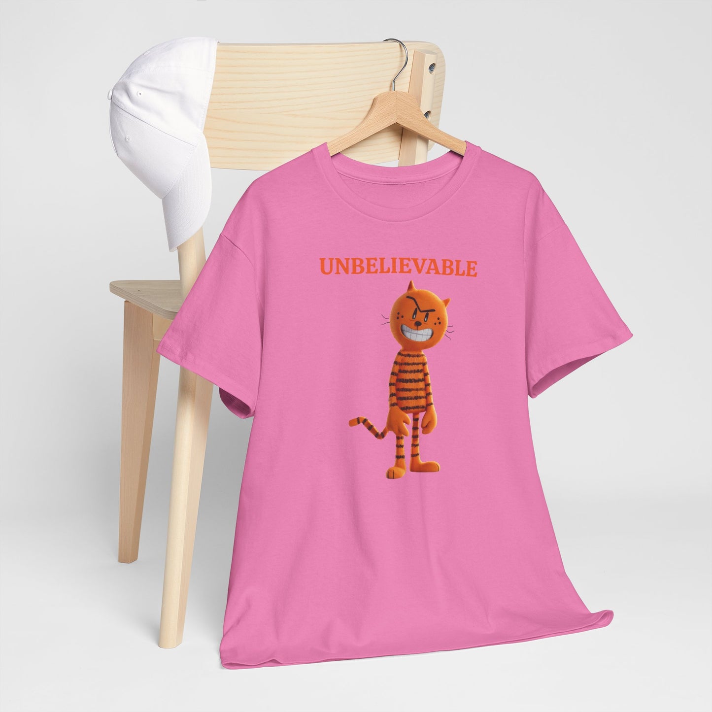 Princess Grace  Unbelievable Cat Graphic Unisex Heavy Cotton Tee