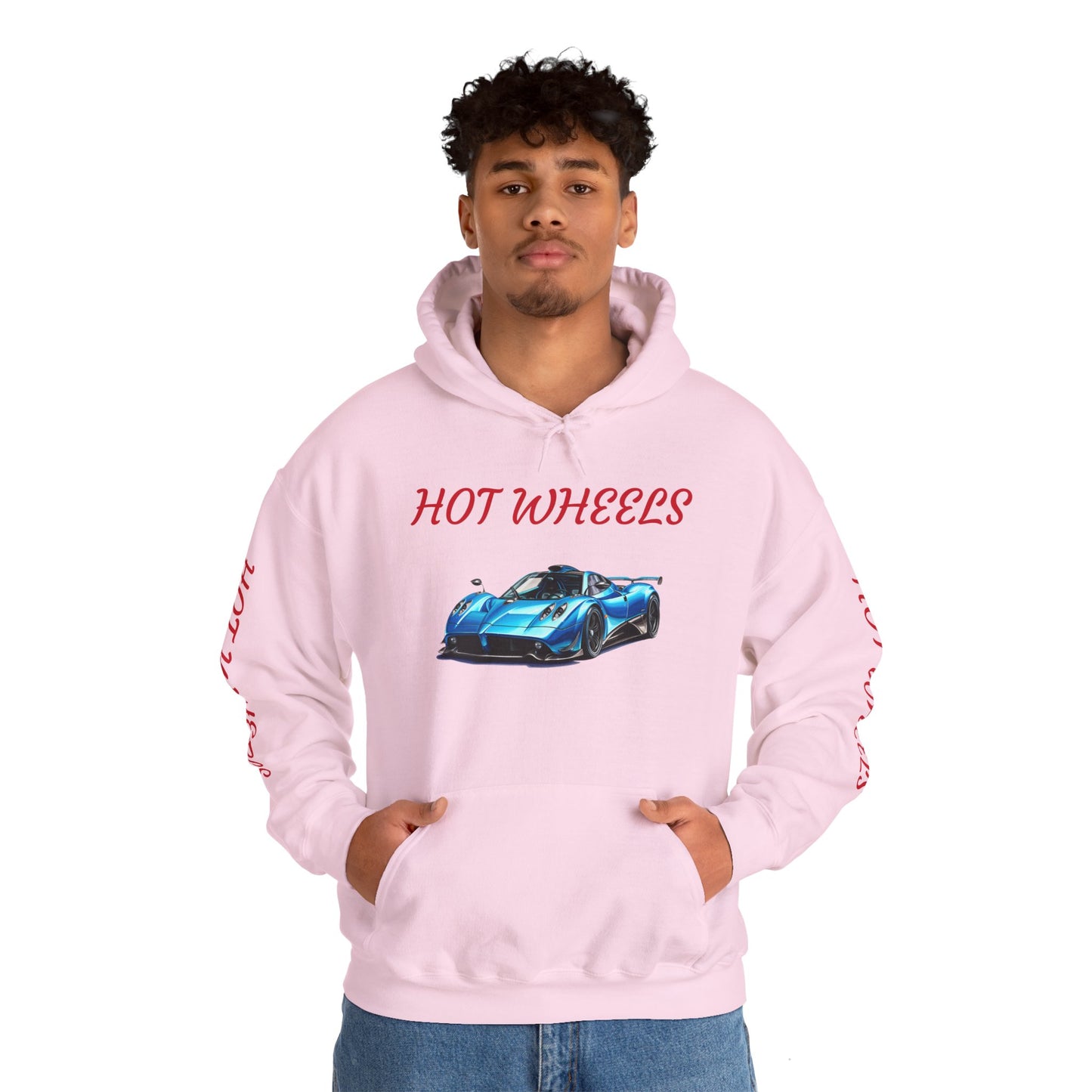 Princess Grace  Unisex Heavy Blend Hot Wheels Hooded Sweatshirt Stylish Car Graphic for Auto Enthusiasts