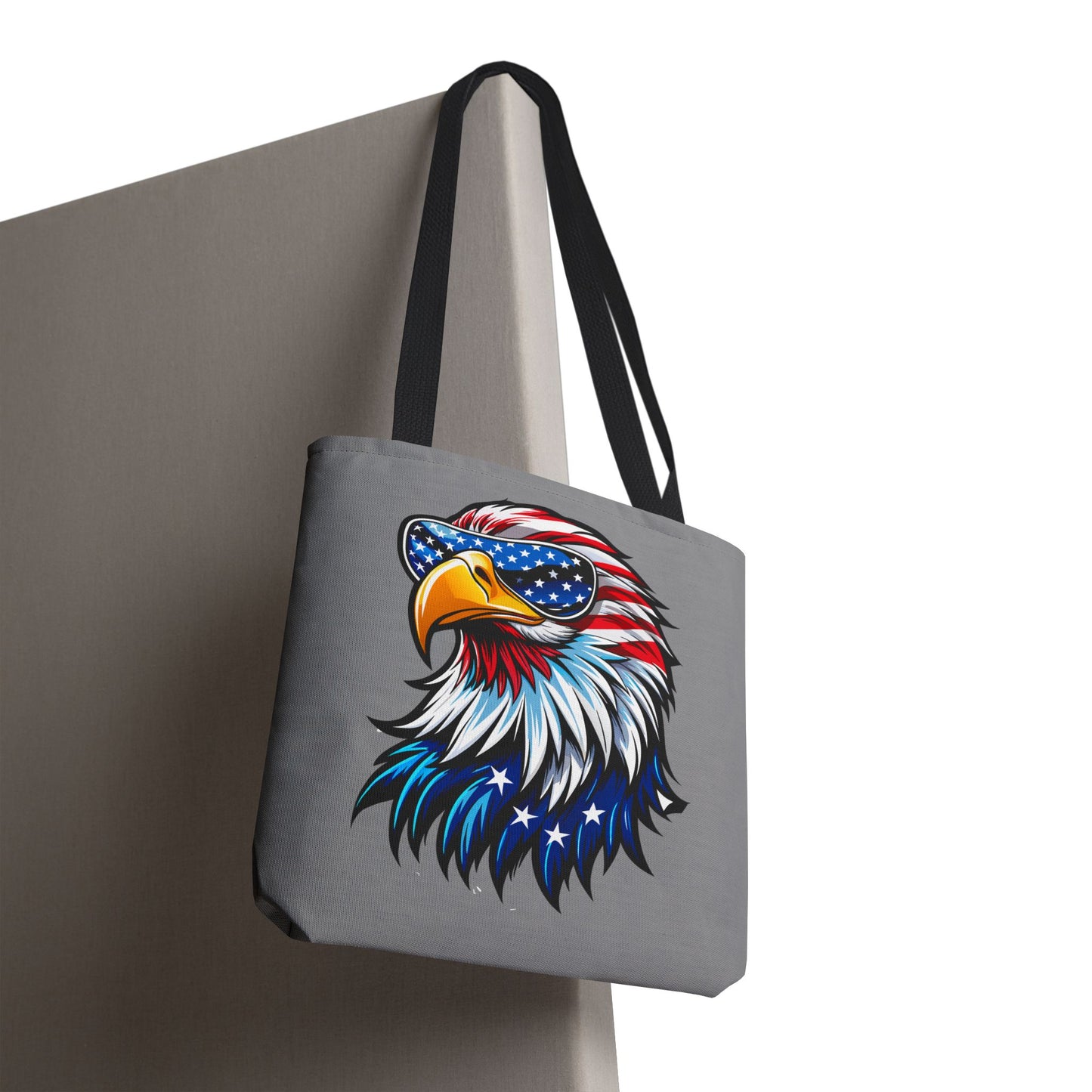 Princess Grace  Patriotic Eagle Tote Bag Stylish American Flag Design for Celebrations