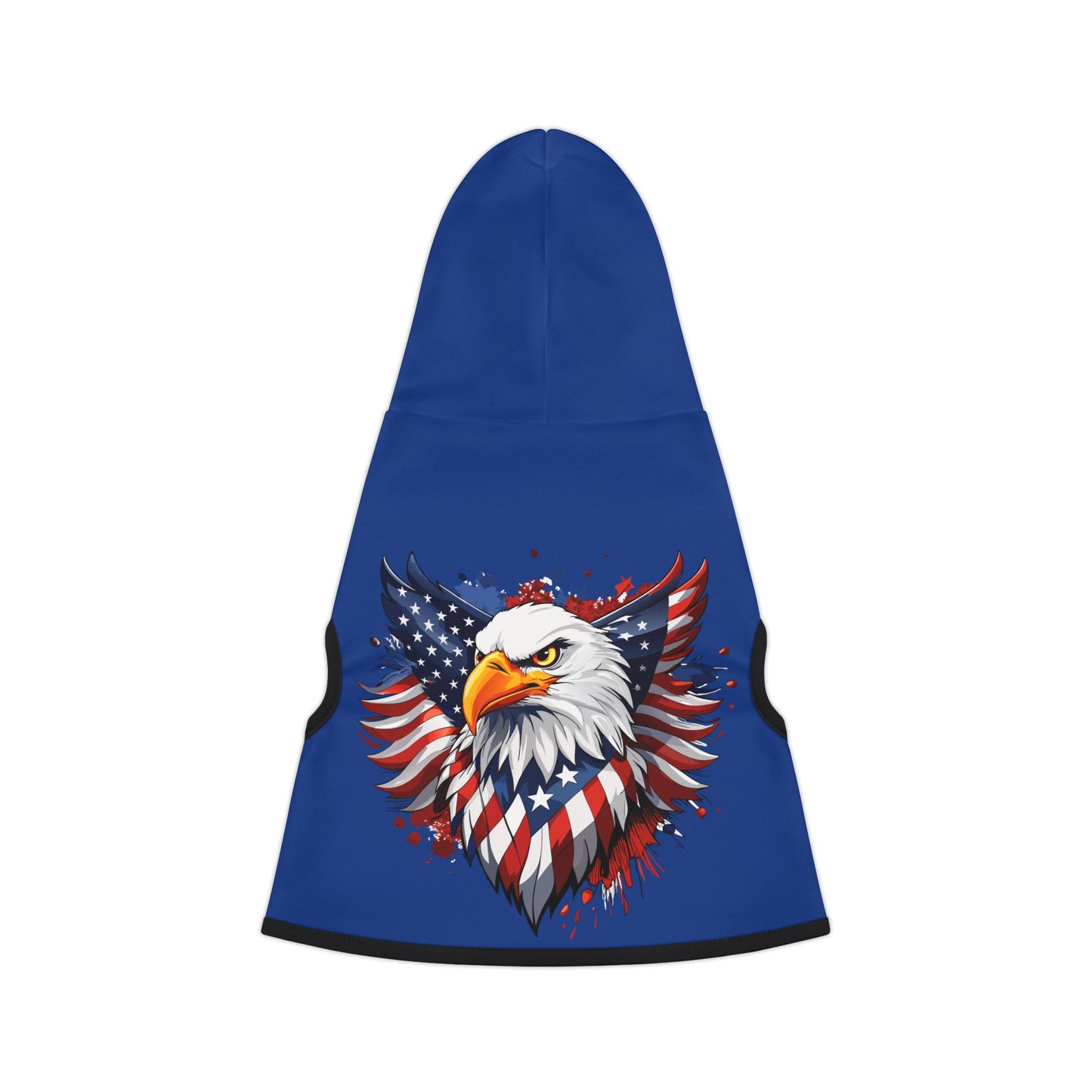 Princess Grace  Patriotic Eagle Pet Hoodie for Dogs USA Theme