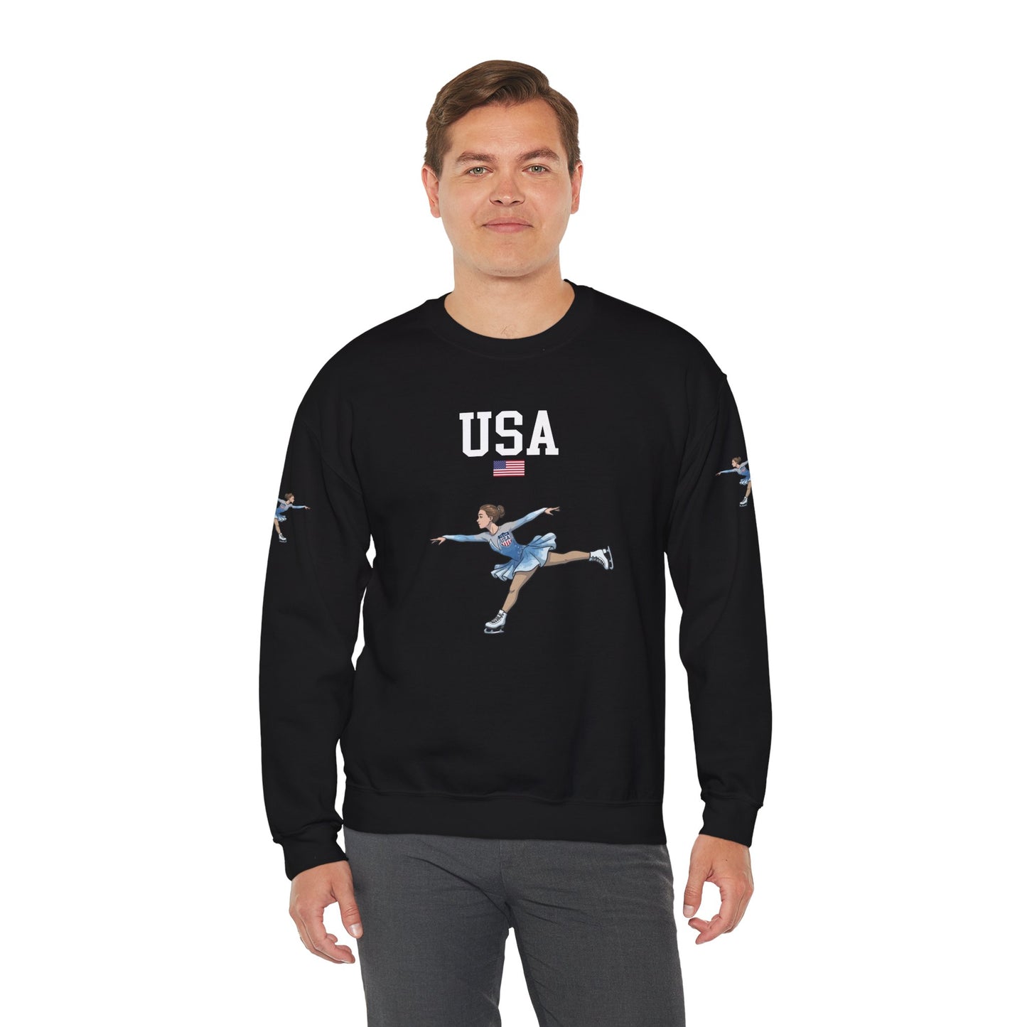 Princess Grace  TEAM USA  Unisex Heavy Blend  Crewneck Sweatshirt