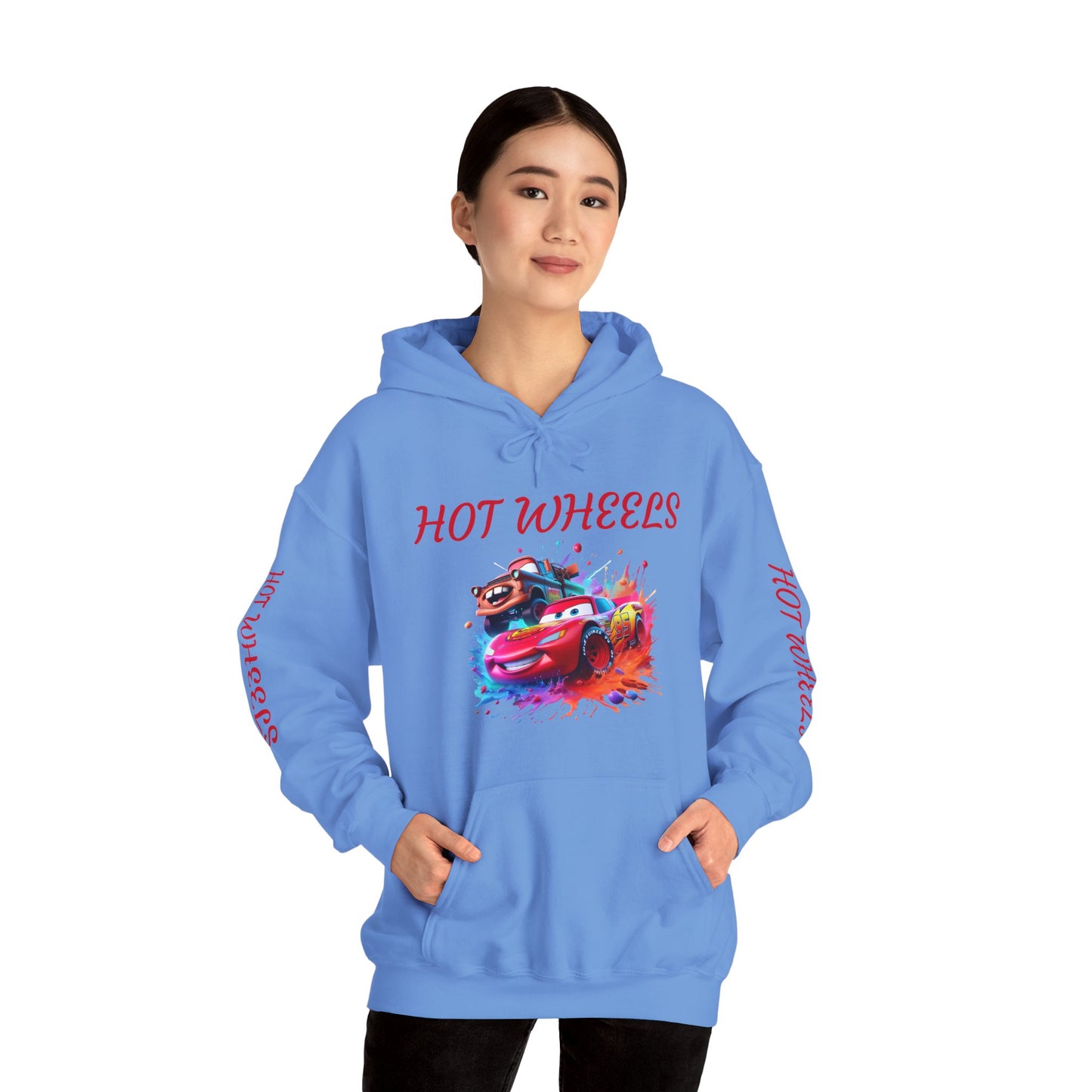 Princess Grace  Hot Wheels Unisex Hoodie Retro Racing Design for Kids and Car Enthusiasts