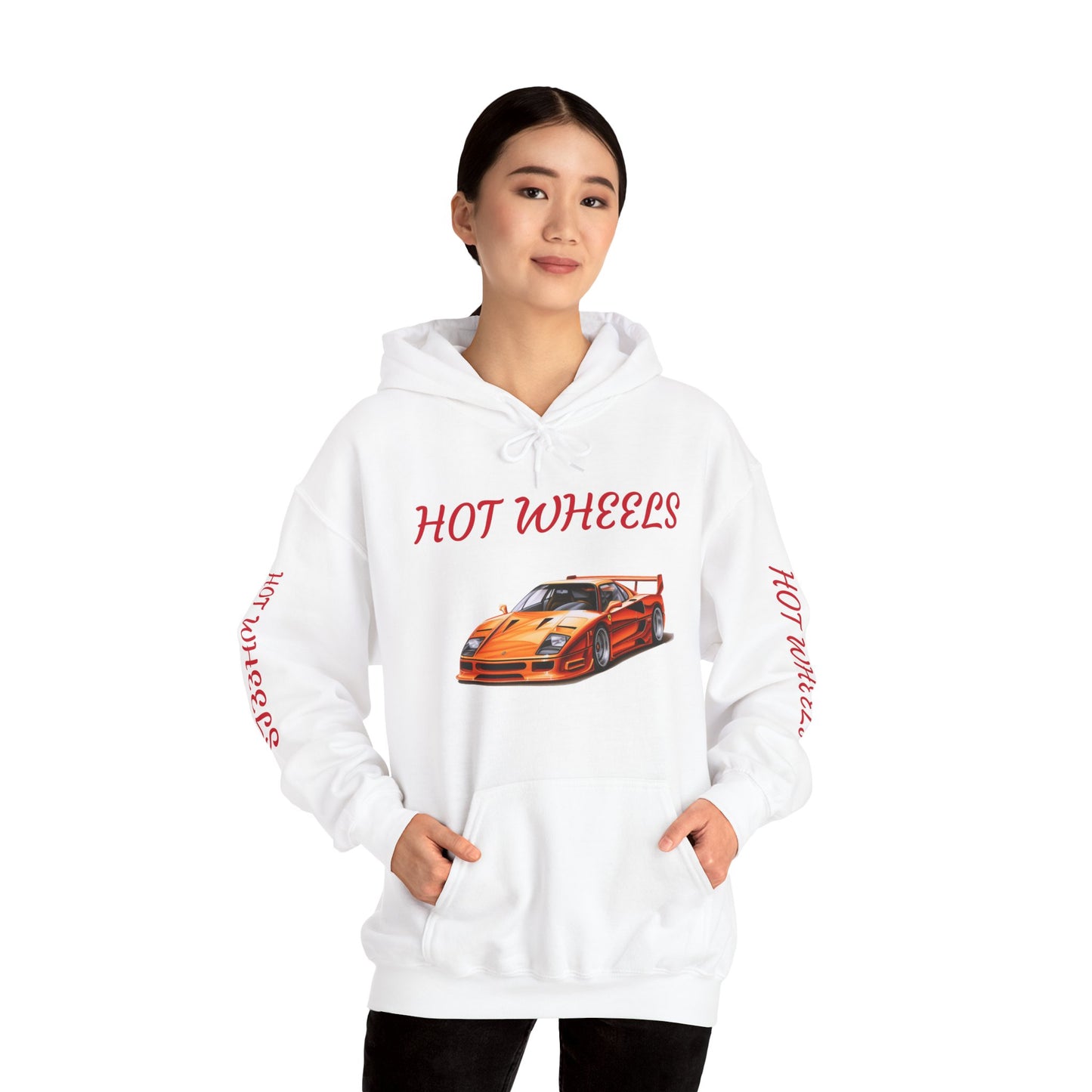 Princess Grace  Hot Wheels Unisex Heavy Blend Hooded Sweatshirt  Retro Racing Style