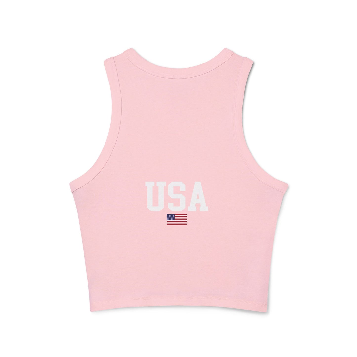 Princess Grace  TEAM USA  Women's Micro Rib Racer Tank Top