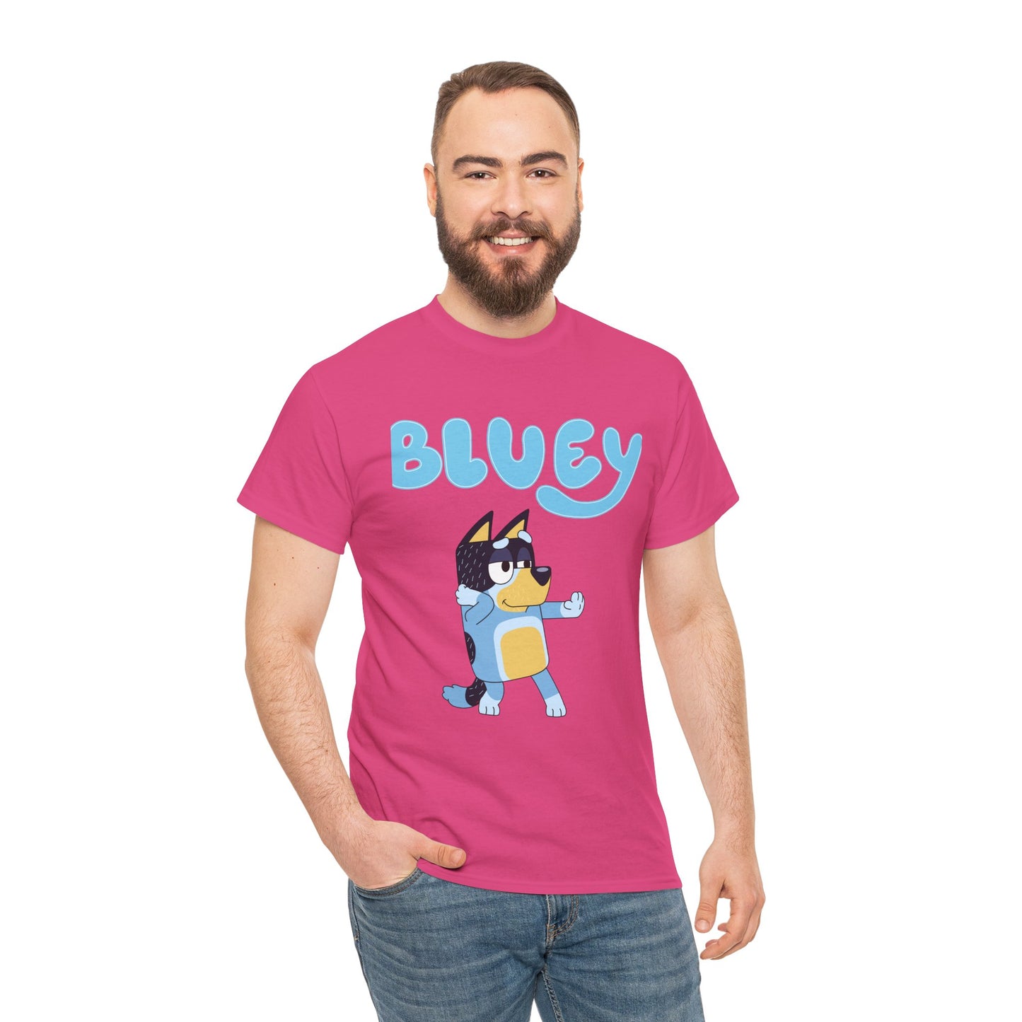 Princess Grace  Bluey Unisex Heavy Cotton Tee  Fun & Playful Kids Shirt