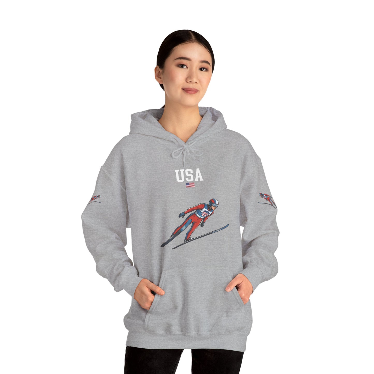 Princess Grace  TEAM USA  Unisex Heavy Blend Hooded Sweatshirt