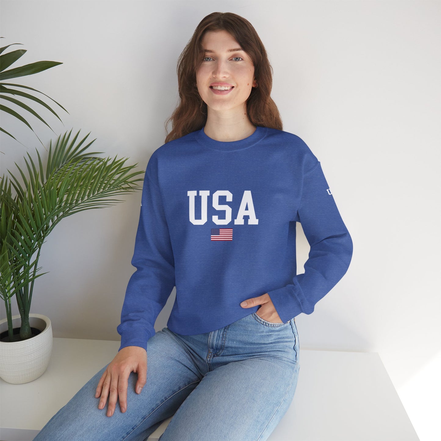 Princess Grace TEAM USA  Unisex Heavy Blend Crewneck Sweatshirt