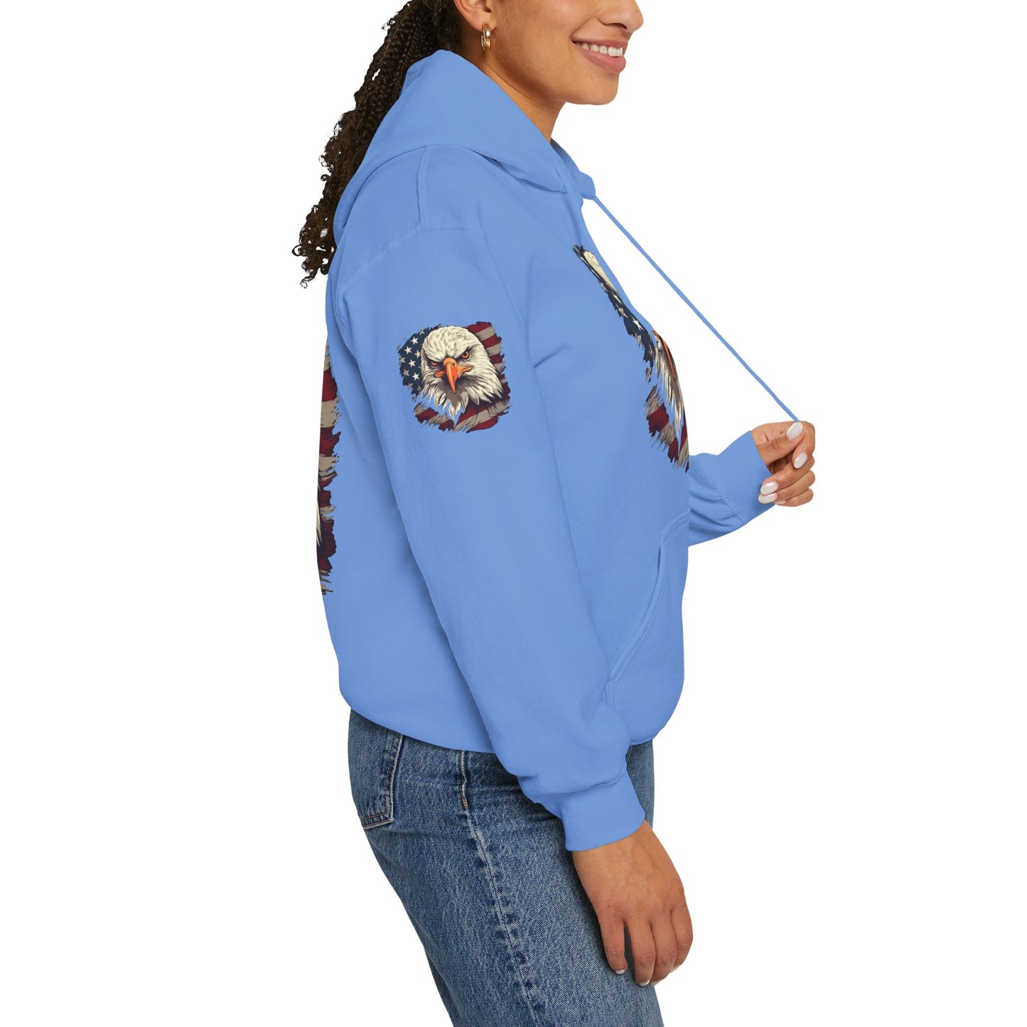 Princess Grace American Eagle Bold Unisex Heavy Blend Hooded Sweatshirt