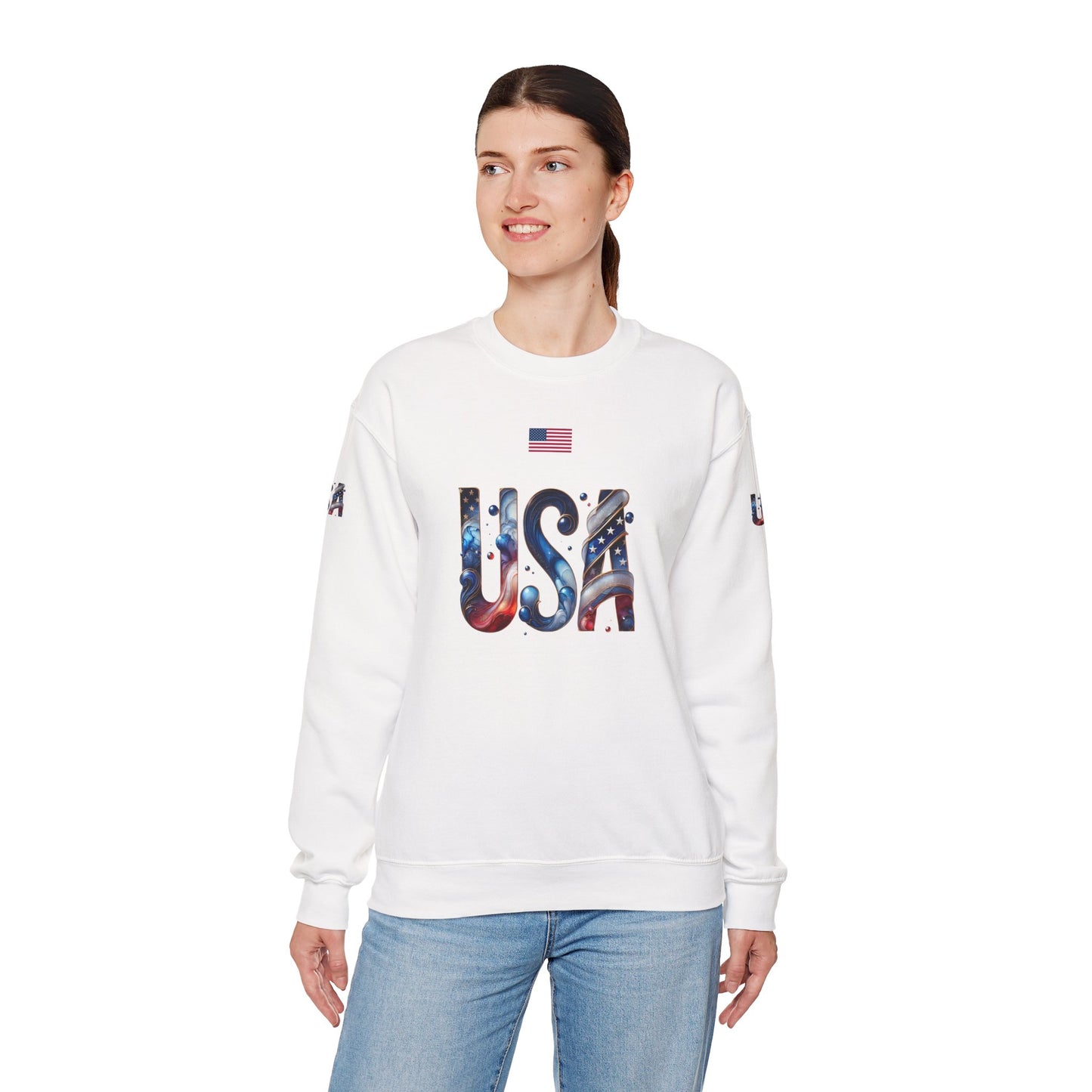 Princess Grace TEAM USA  Unisex Heavy Blend Crewneck Sweatshirt