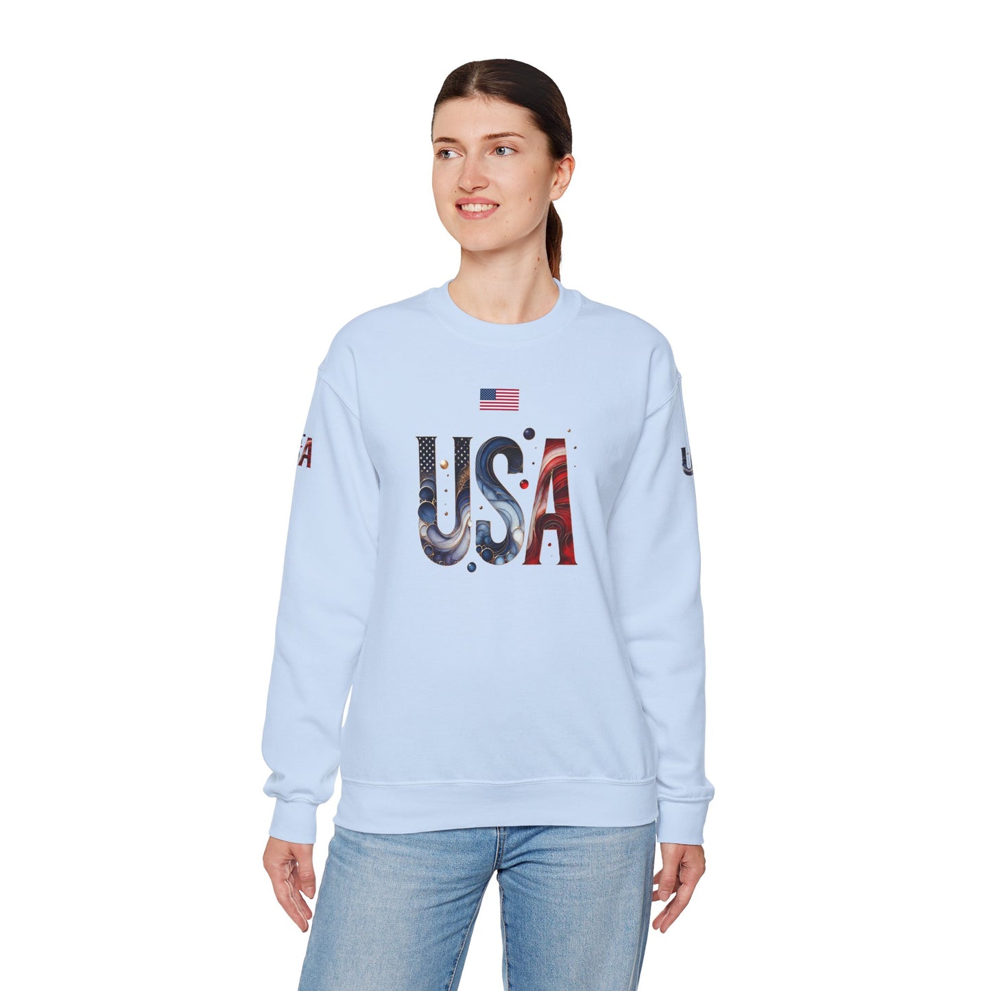 Princess Grace TEAM USA Unisex Heavy Blend Crewneck Sweatshirt