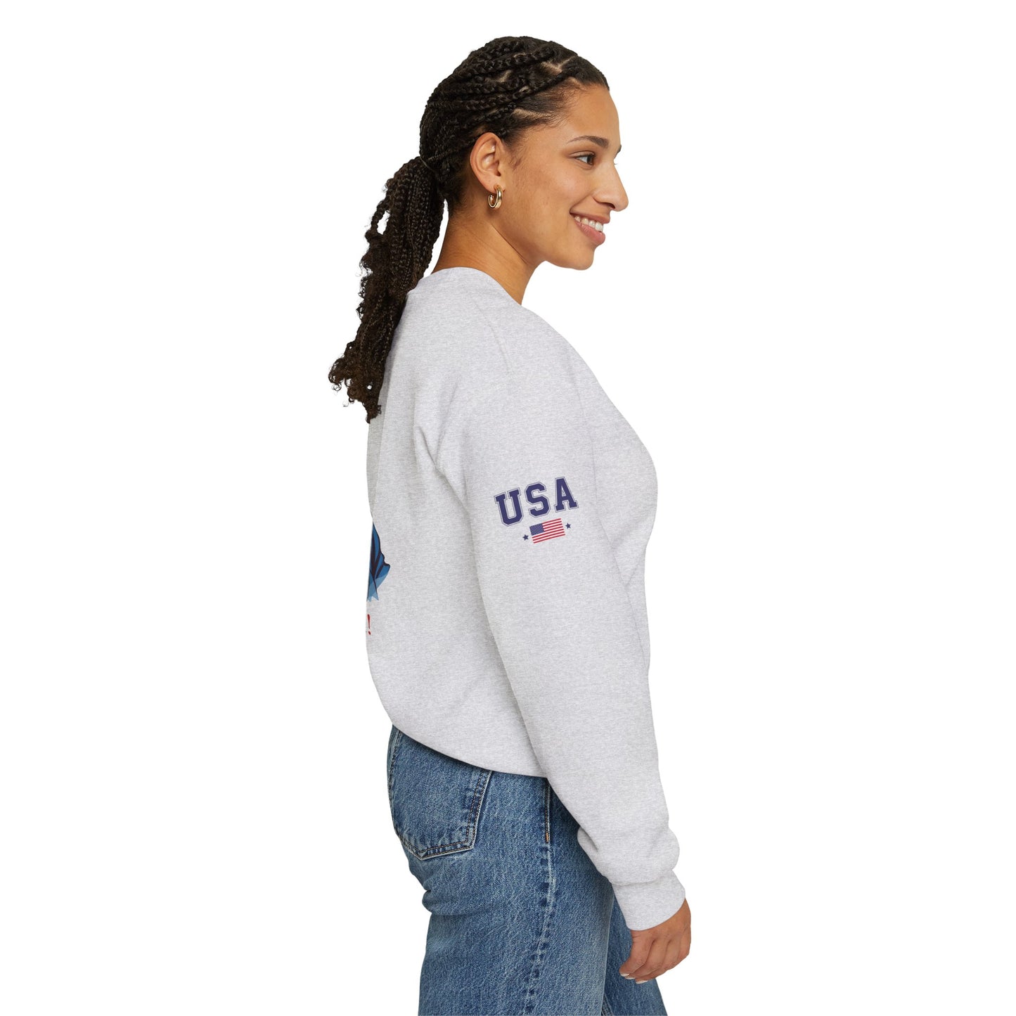 Princess Grace  TEAM USA  Unisex Heavy Blend Crewneck Sweatshirt