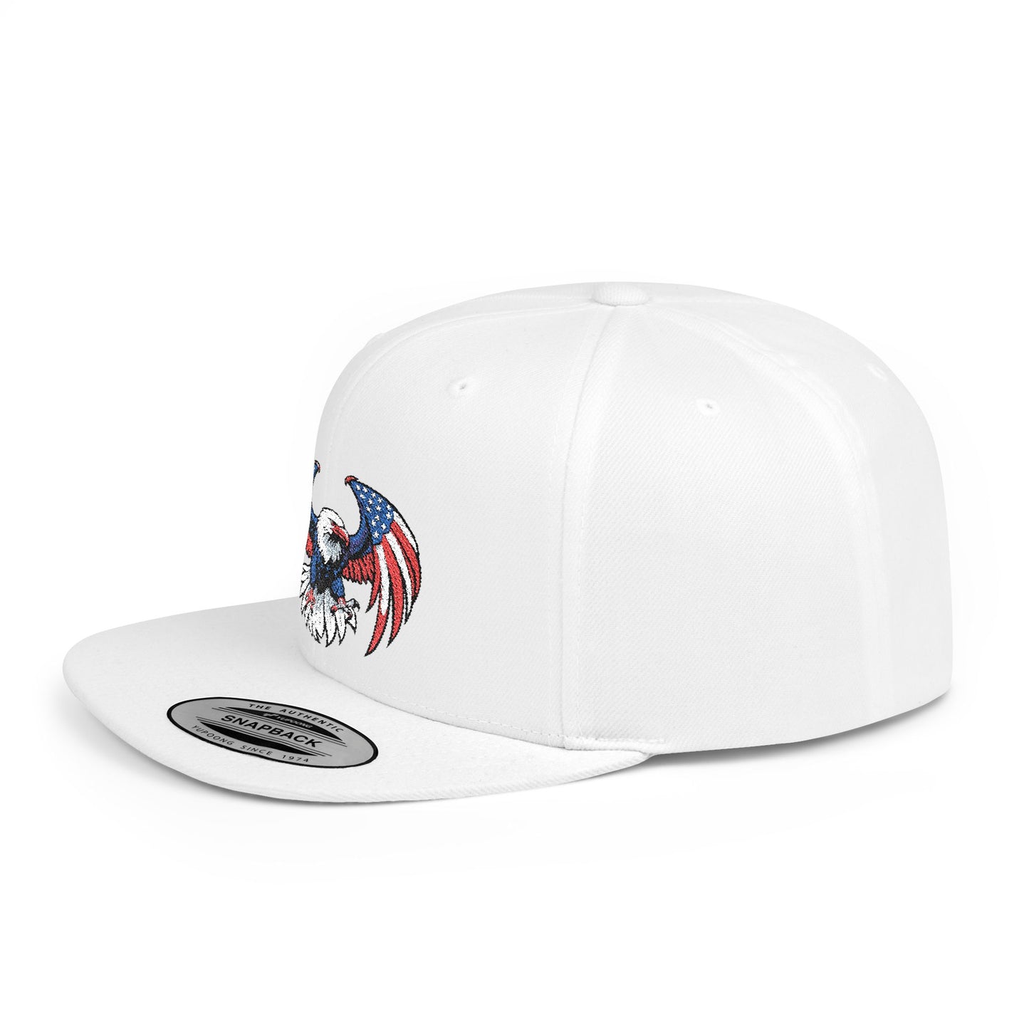 Princess Grace  Patriotic Eagle Flat Bill Snapback Hat