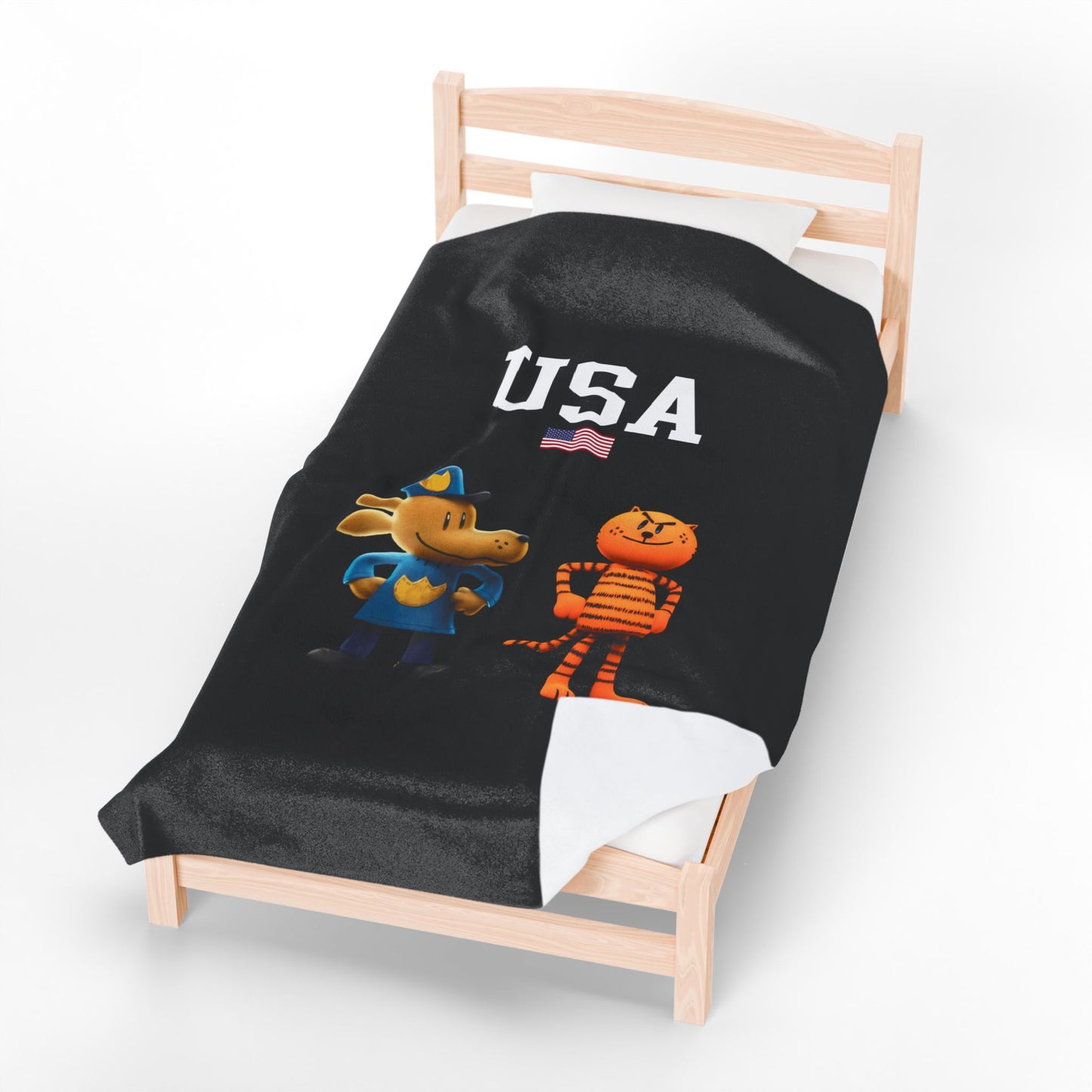 Princess Grace  TEAM USA  Velveteen Plush Blanket