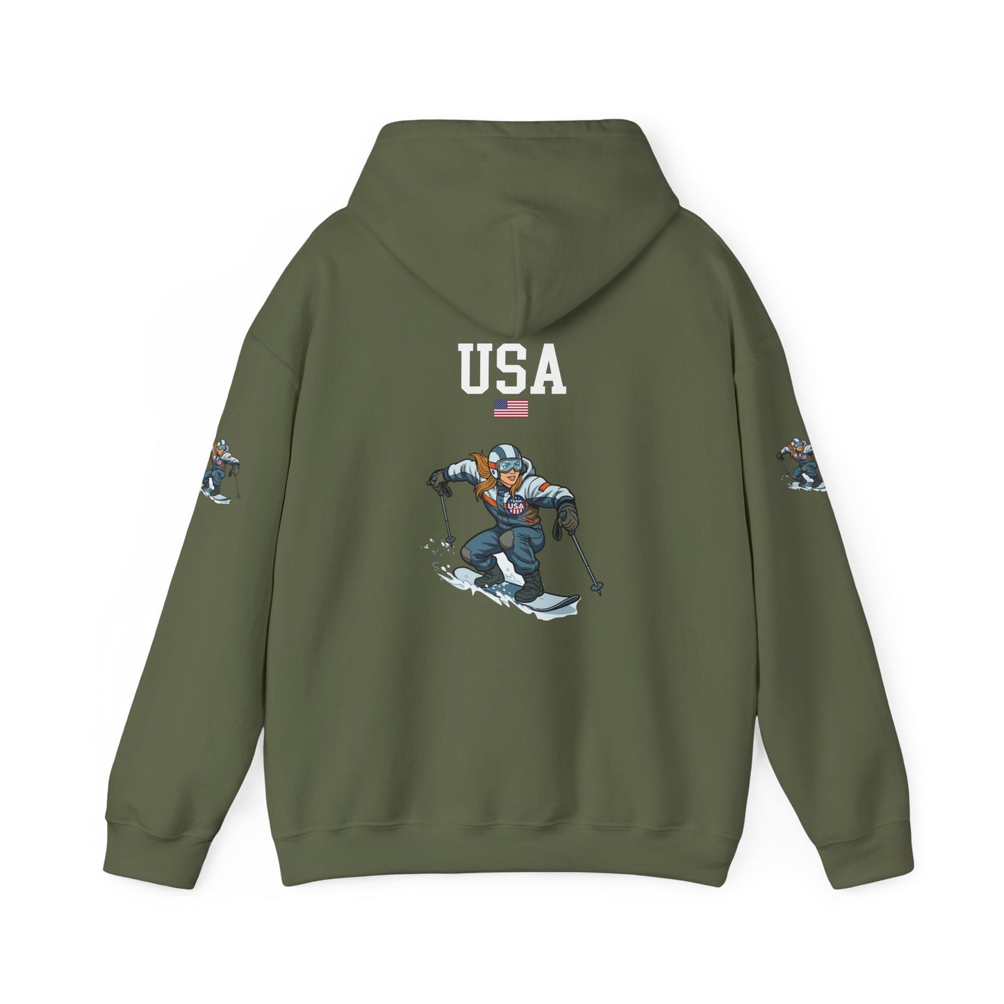 Princess Grace  TEAM USA  Unisex Heavy Blend Hooded Sweatshirt