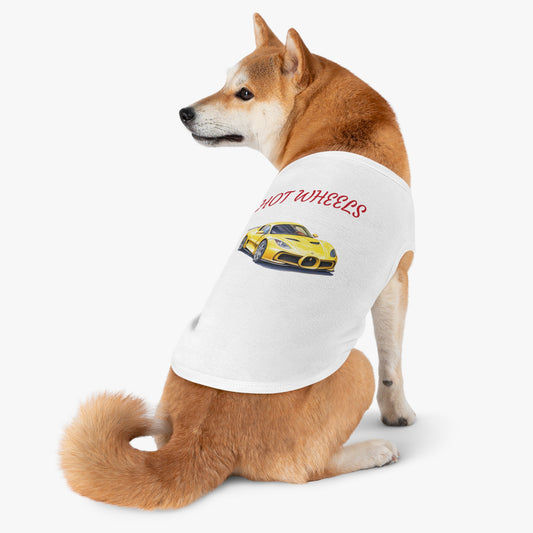 Princess Grace  Hot Wheels Pet Tank Top Stylish Dog Apparel for Car Lovers