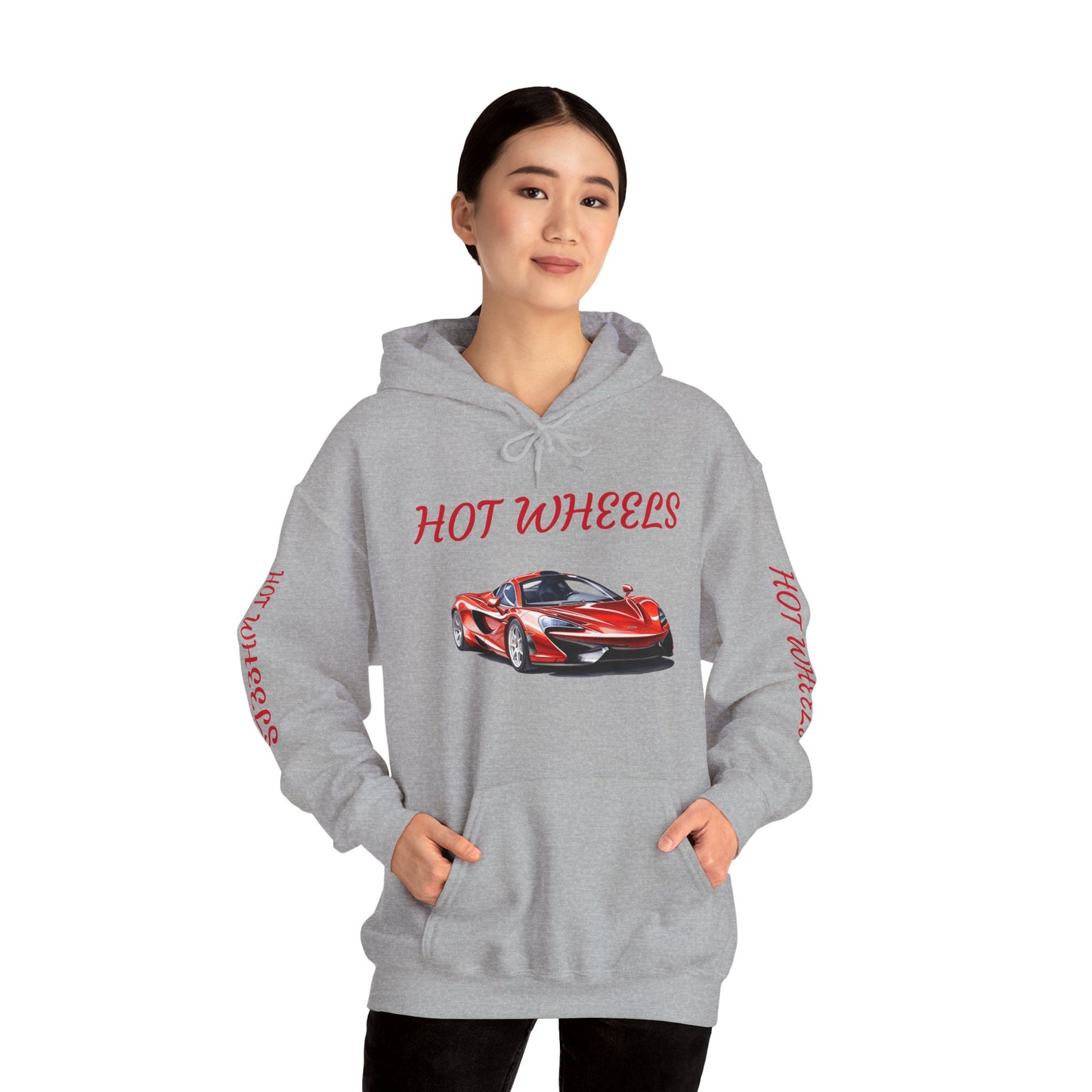 Princess Grace  Hot Wheels Unisex Heavy Blend Hooded Sweatshirt Perfect for Car Enthusiasts