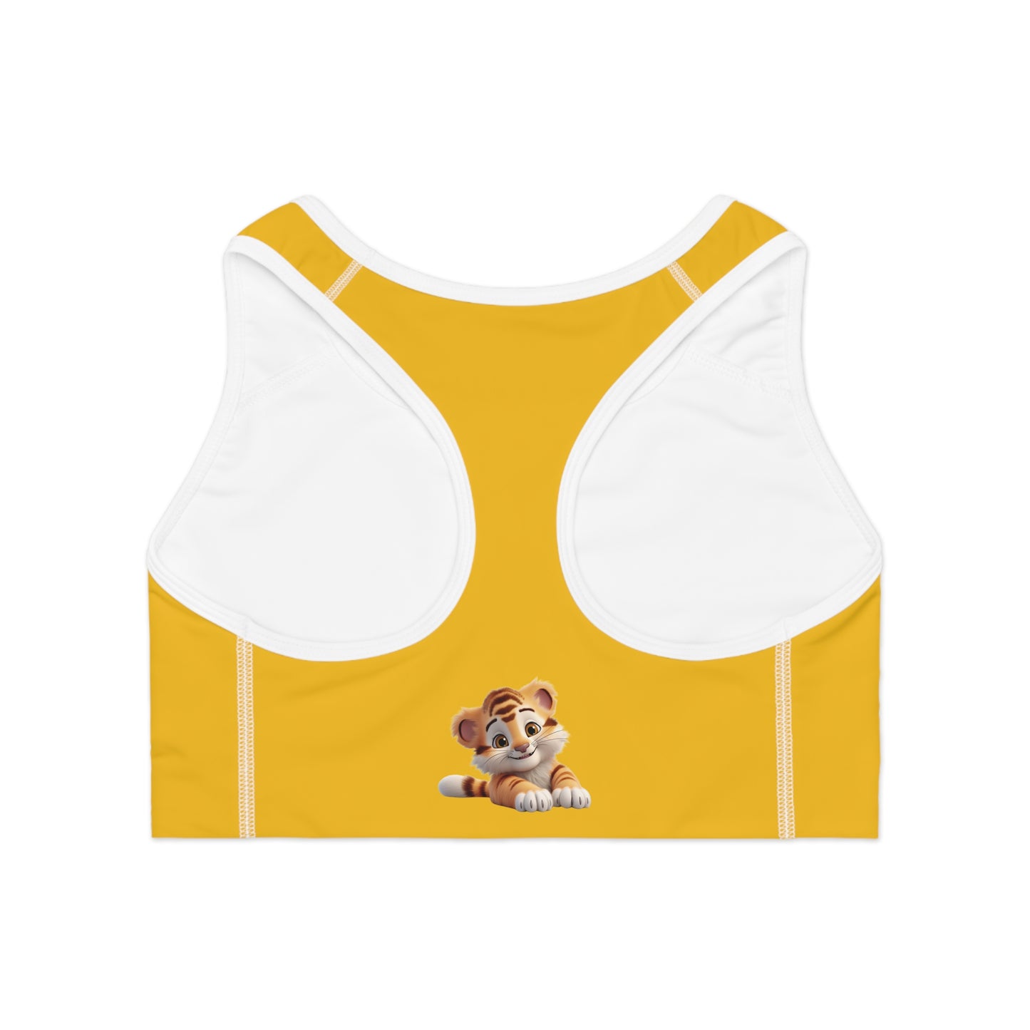 Princess Grace  Cute Tiger Sports Bra  Fun Workout Gear