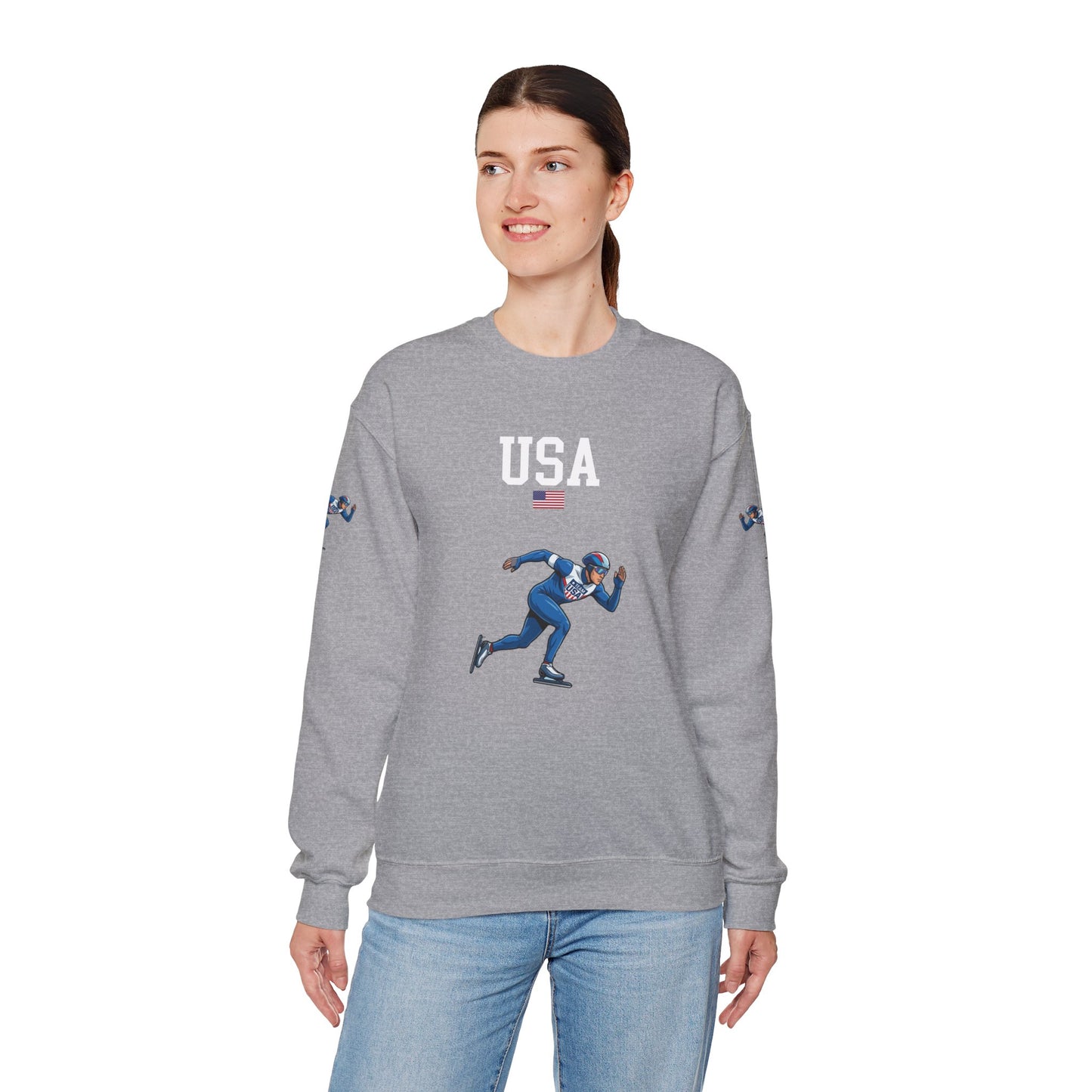 Princess Grace  TEAM USA  Unisex Heavy Blend  Crewneck Sweatshirt