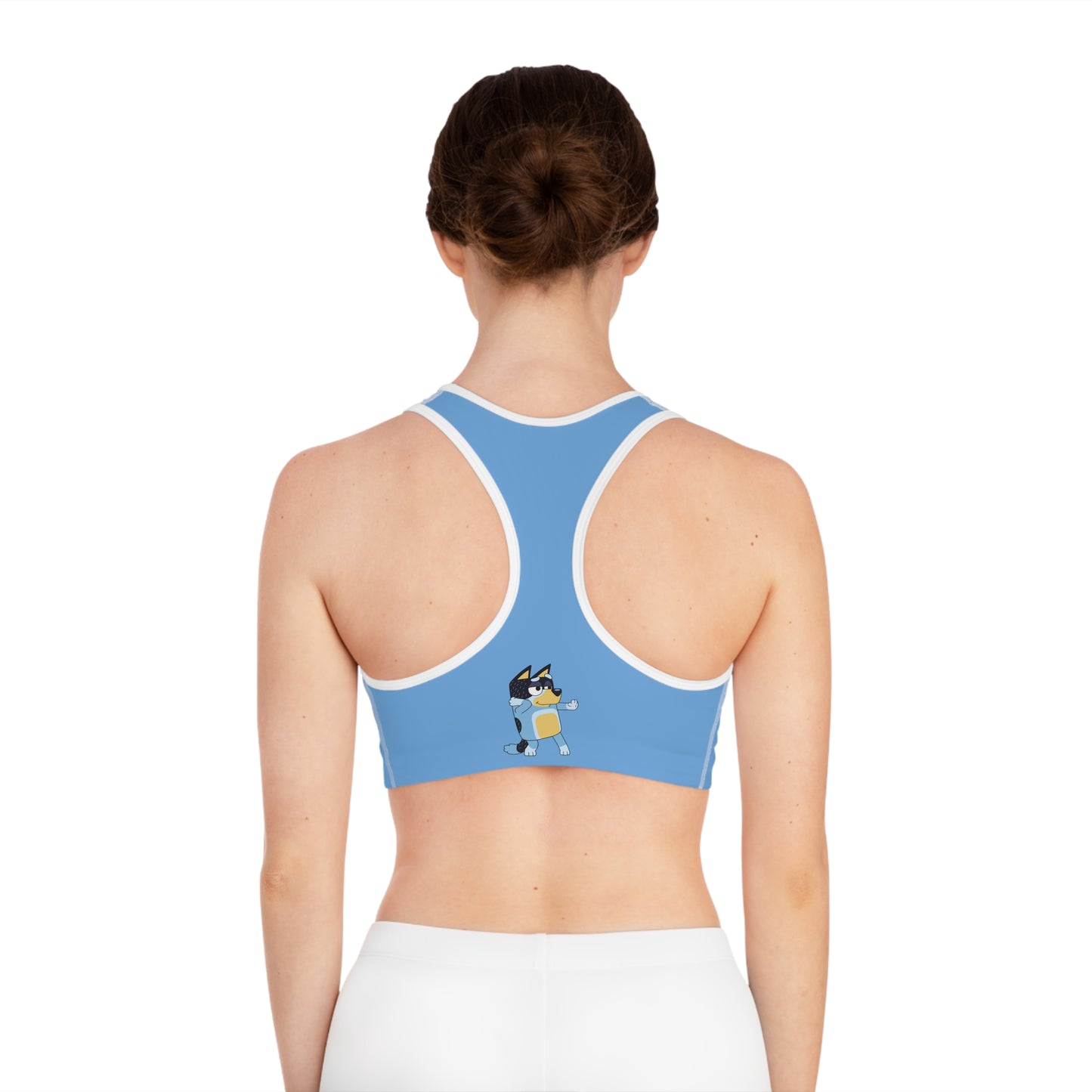 Princess Grace  Bluey Graphic Sports Bra  Fun Comfortable Activewear