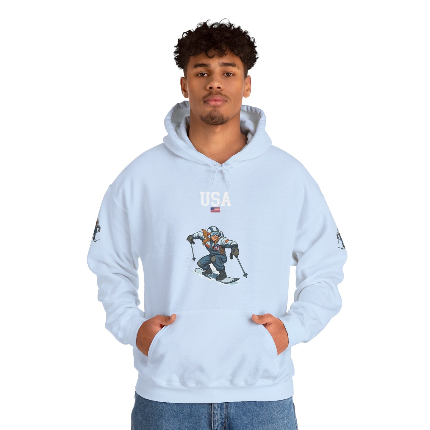 Princess Grace  TEAM USA  Unisex Heavy Blend Hooded Sweatshirt