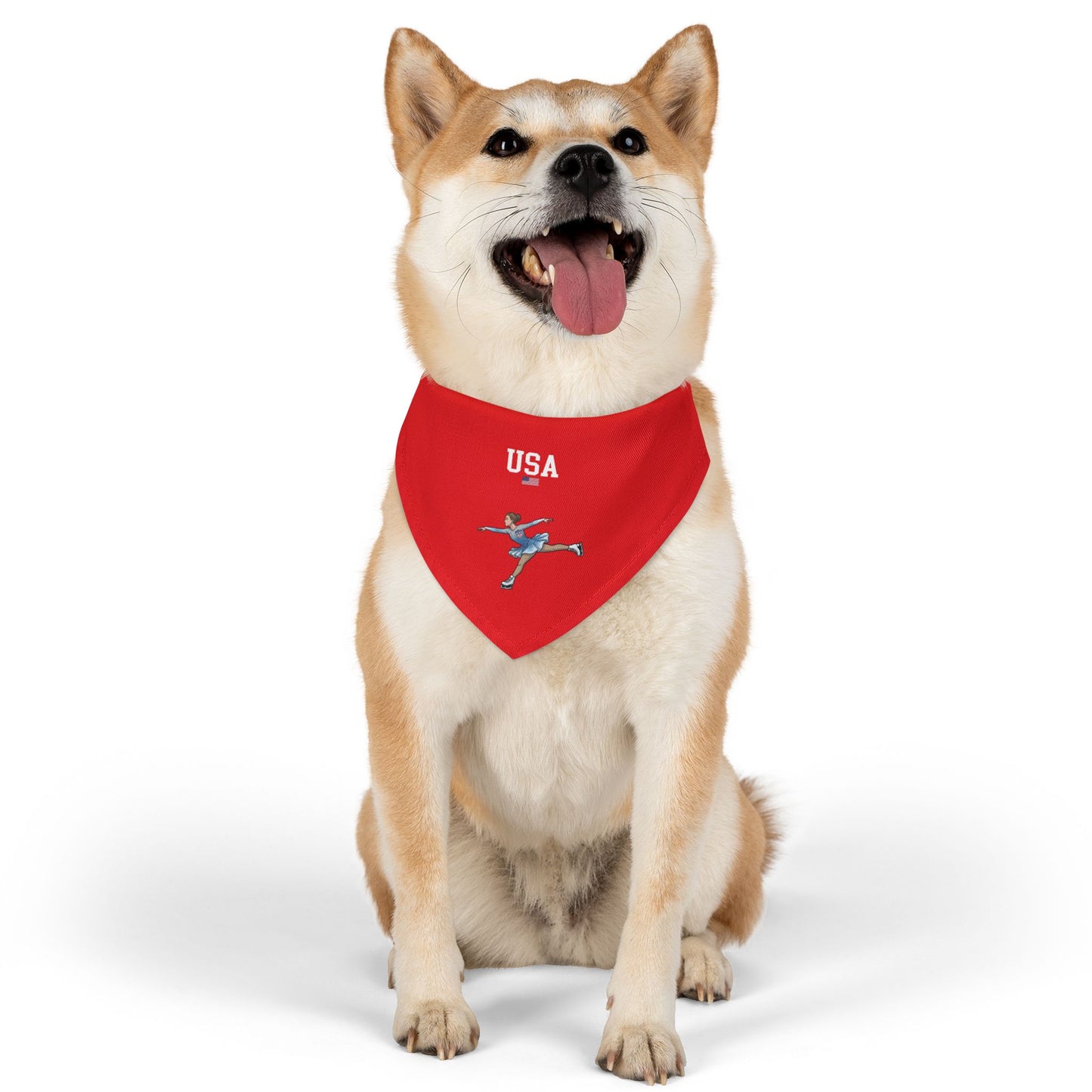 Princess Grace  TEAM USA  Pet Bandana Collar