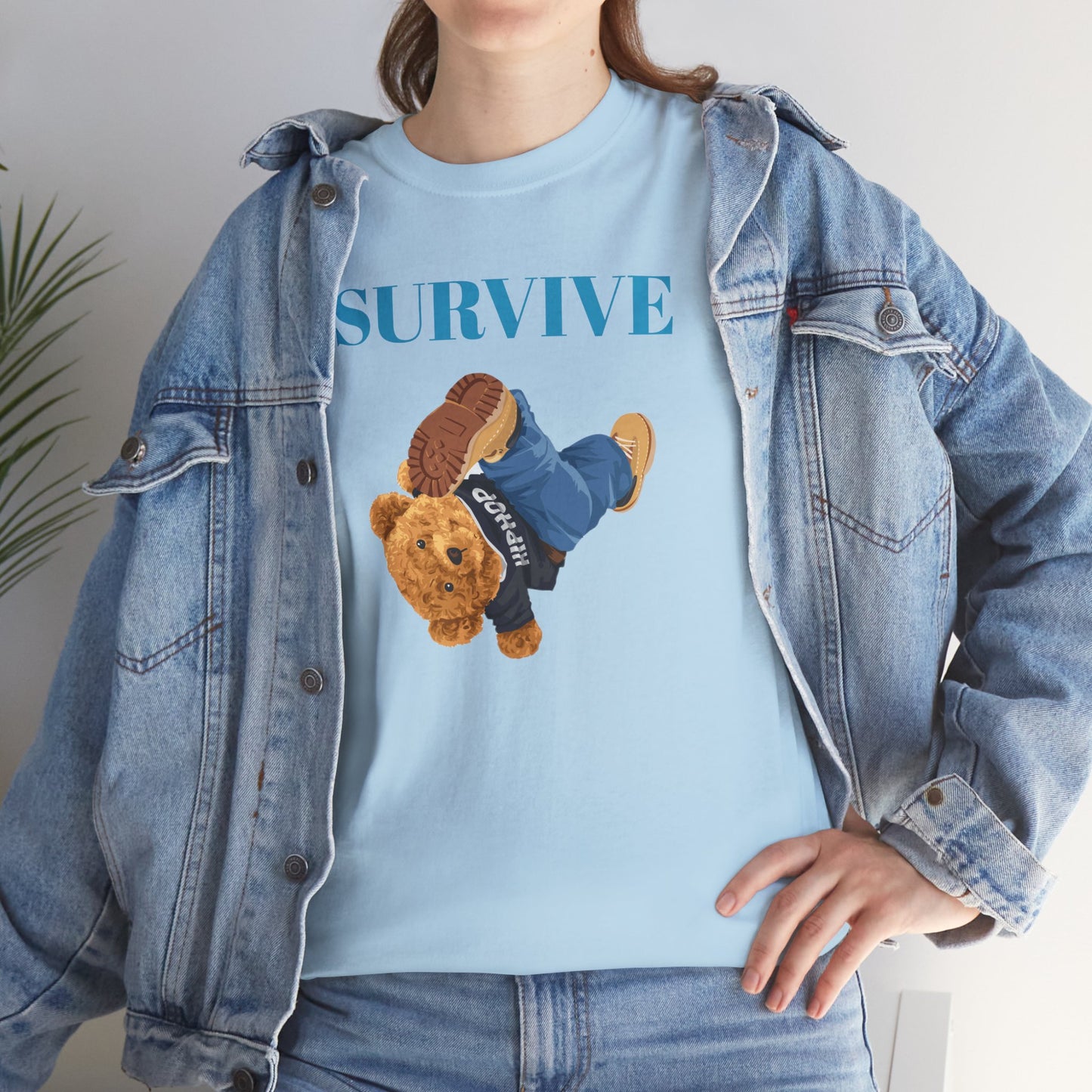 Princess Grace  Survive Graphic Unisex Heavy Cotton Tee