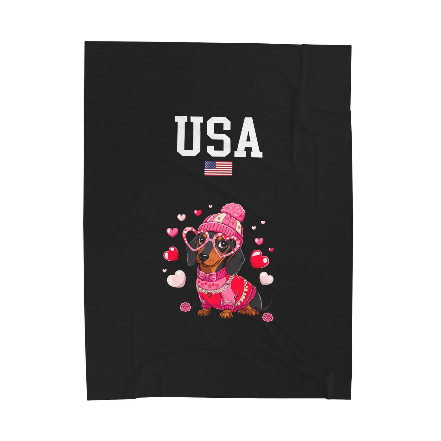 Princess Grace  TEAM USA  Velveteen Plush Blanket