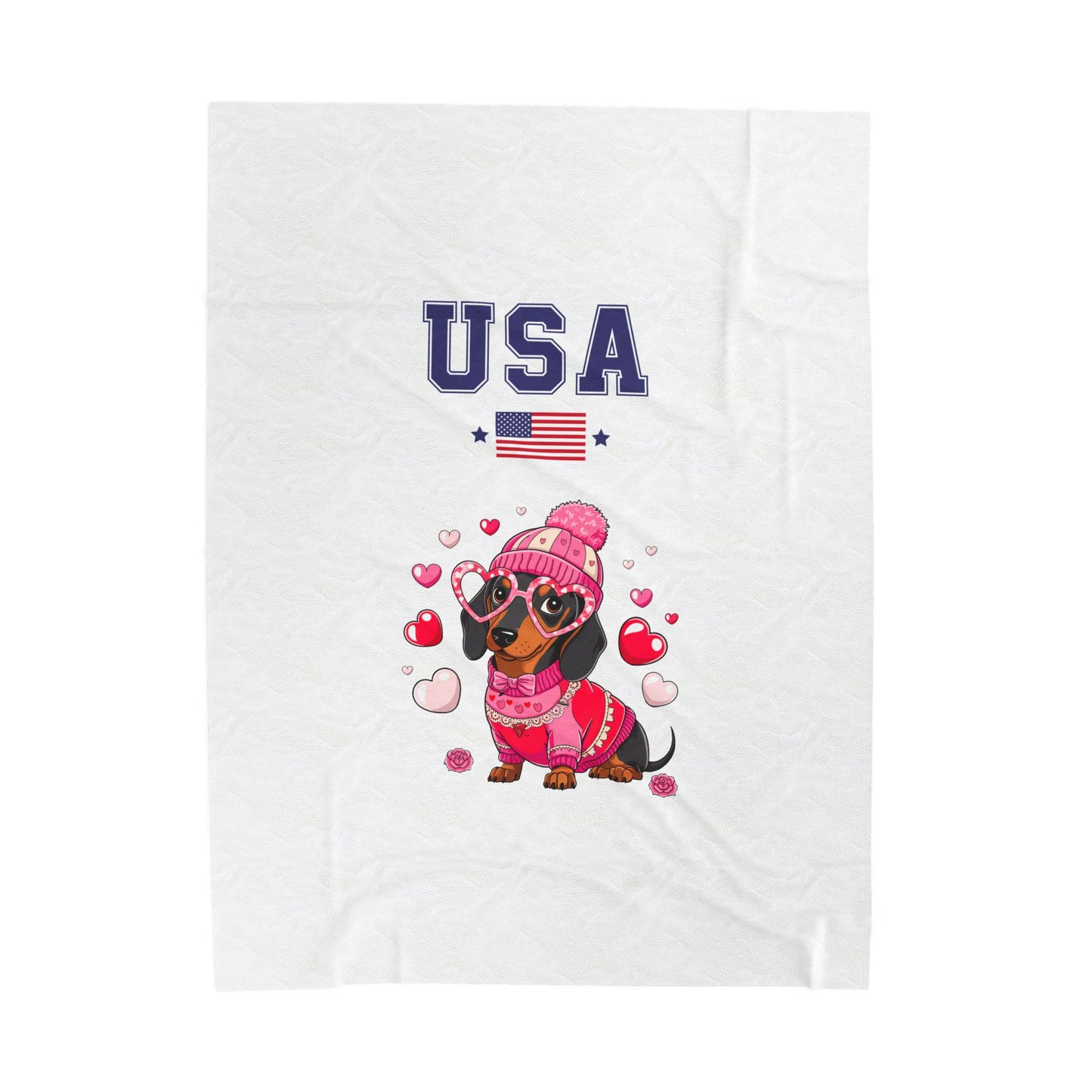 Princess Grace  TEAM USA  Velveteen Plush Blanket