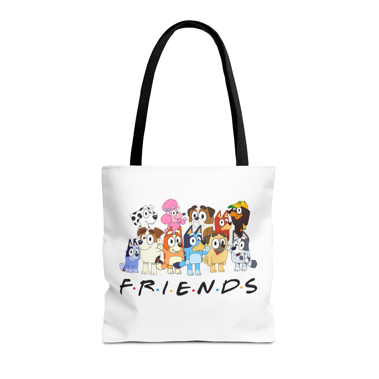 Princess Grace  Cute Animal Friends Tote Bag  Perfect for Dog Lovers & Friendship Gifts