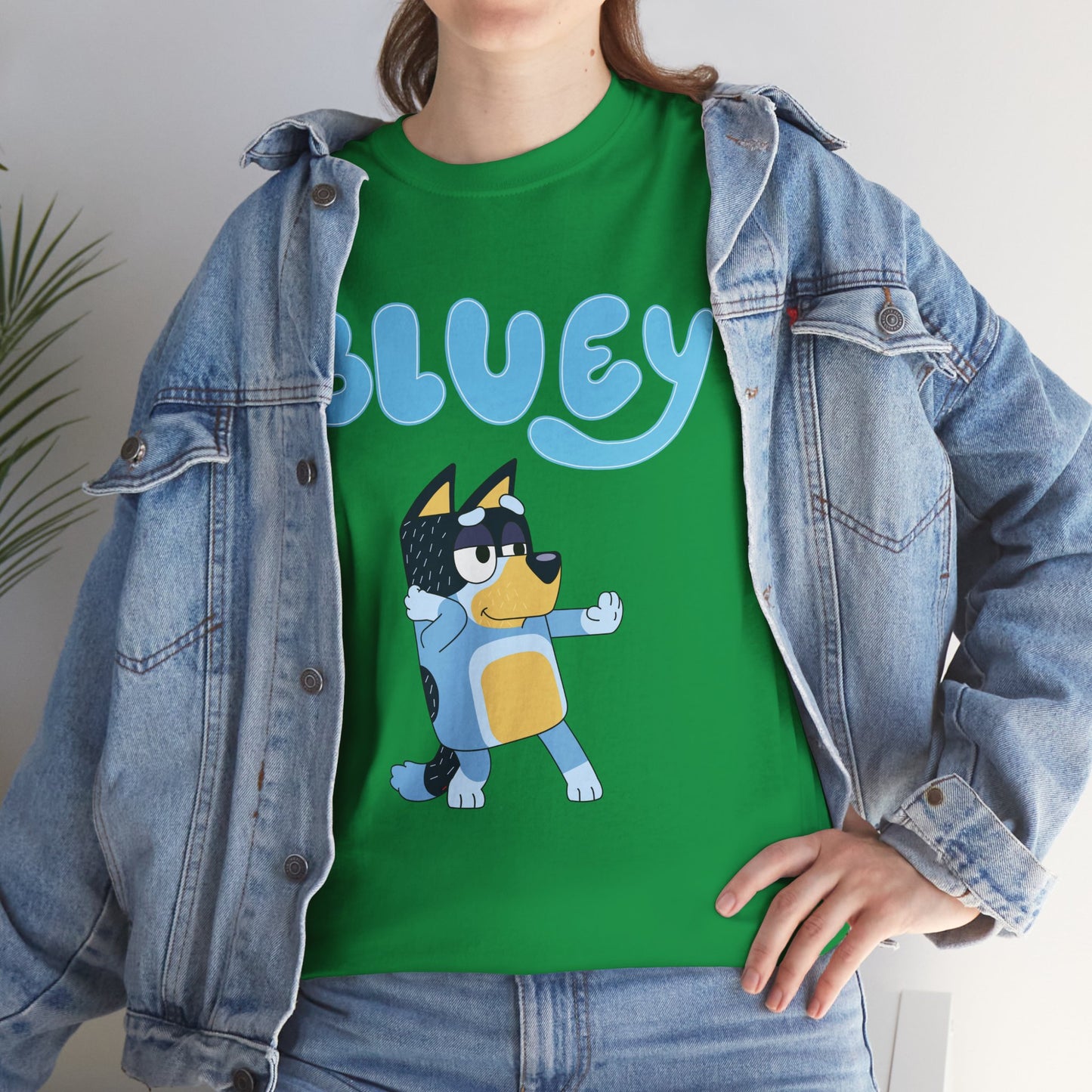 Princess Grace  Bluey Unisex Heavy Cotton Tee  Fun & Playful Kids Shirt