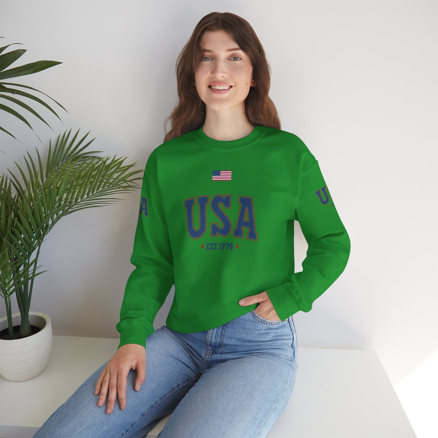 Princess Grace  TEAM USA  Unisex Heavy Blend Crewneck Sweatshirt