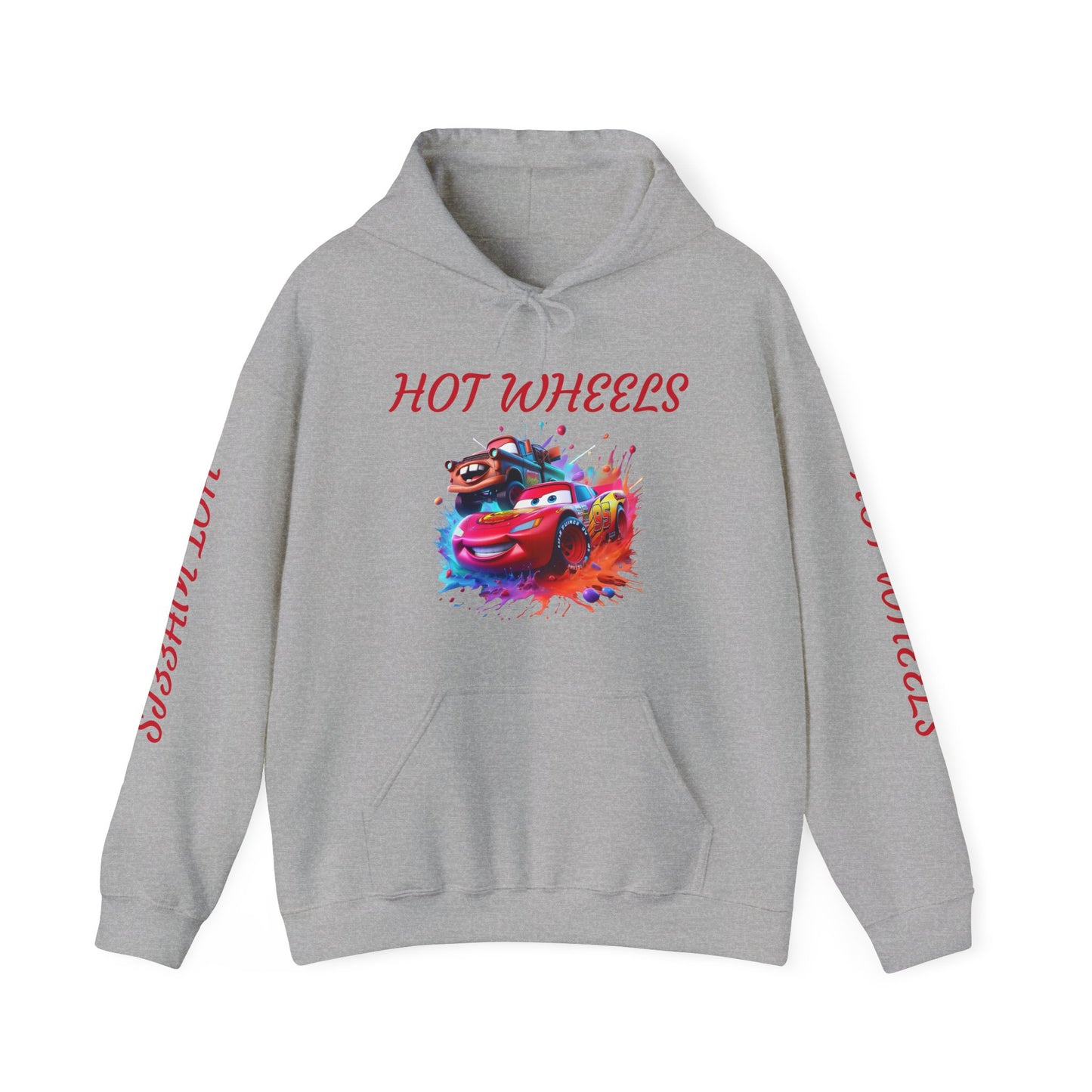 Princess Grace  Hot Wheels Unisex Hoodie Retro Racing Design for Kids and Car Enthusiasts