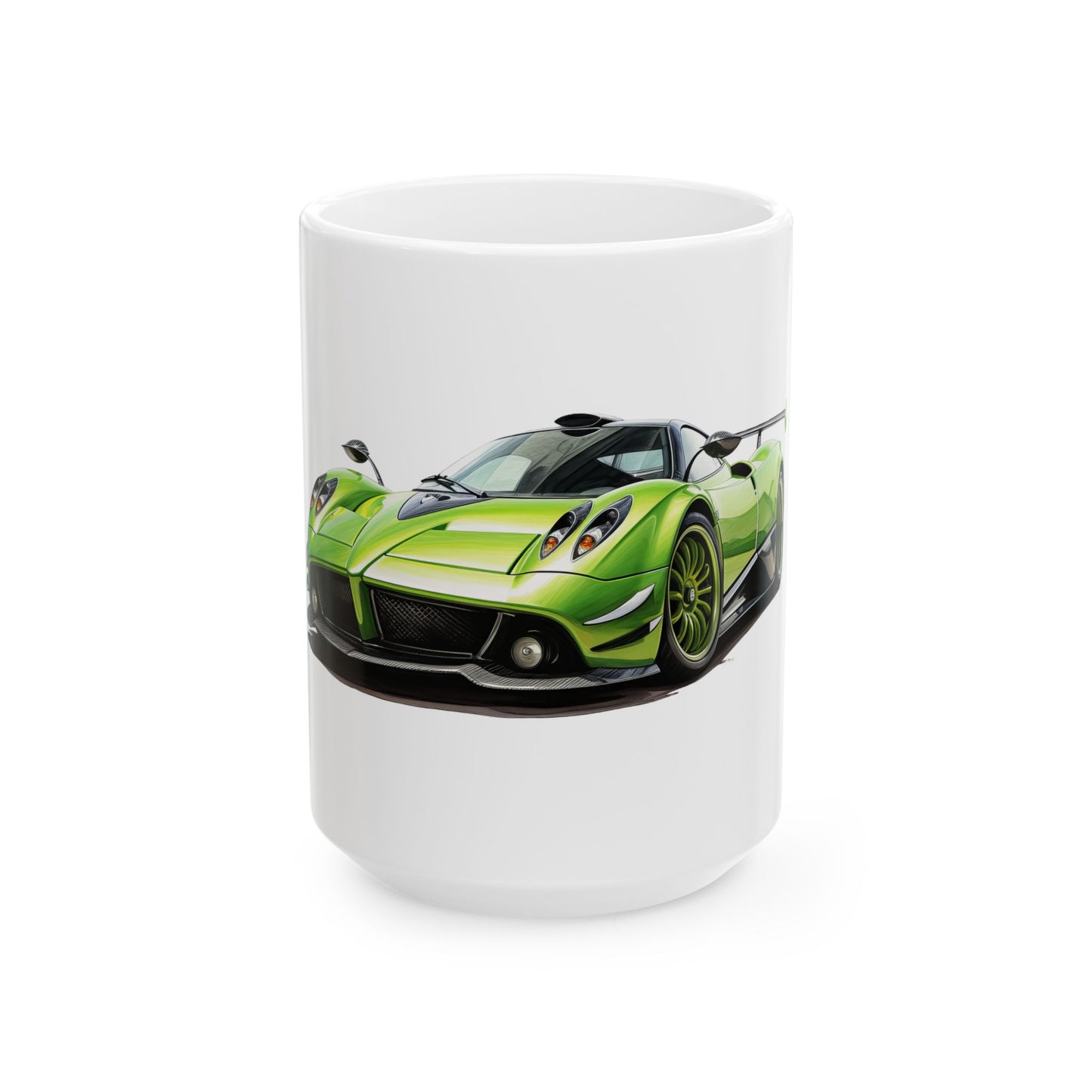 Princess Grace  Racing Car Ceramic Mug   Perfect Gift for Car Enthusiasts