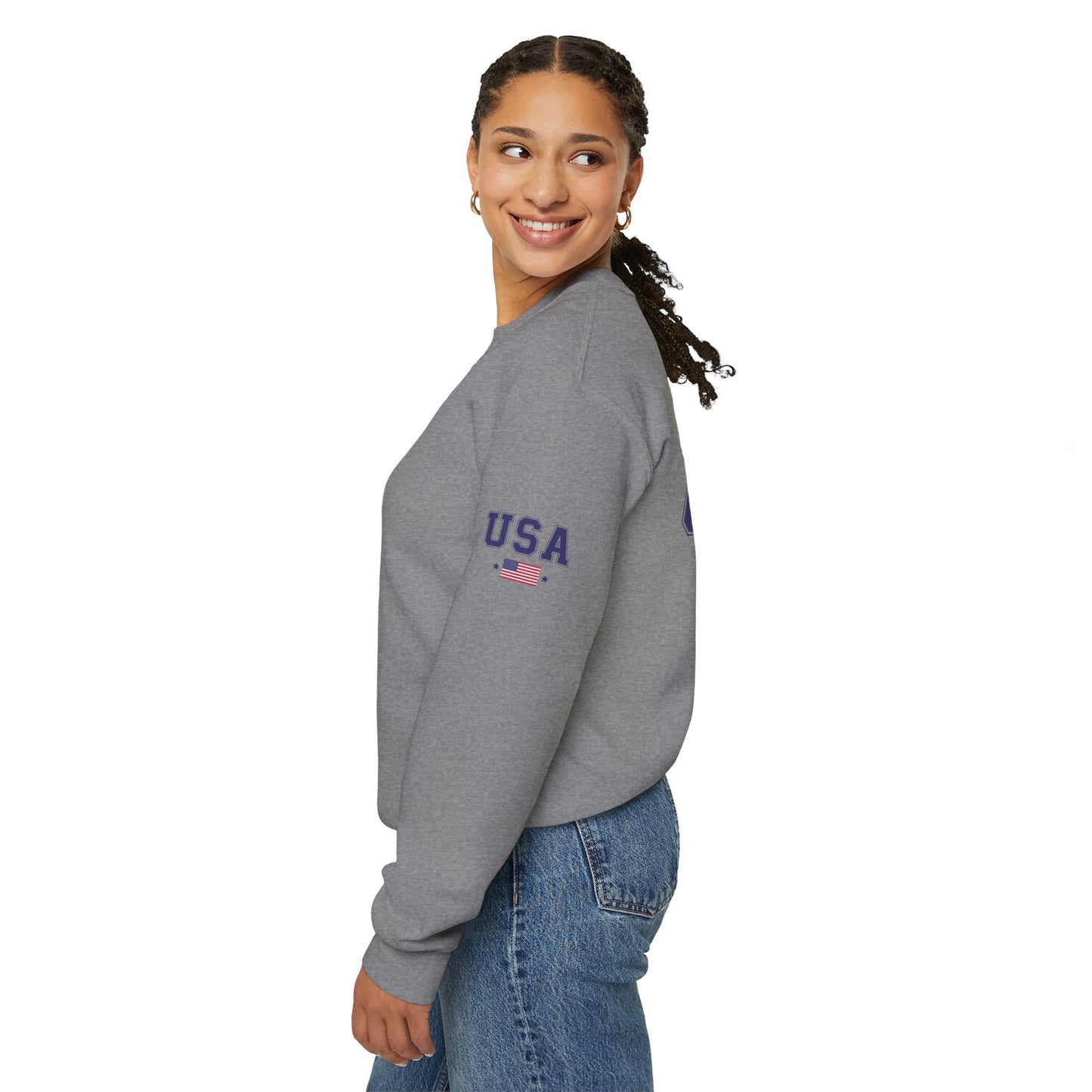 Princess Grace TEAM USA  Unisex Heavy Blend Crewneck Sweatshirt