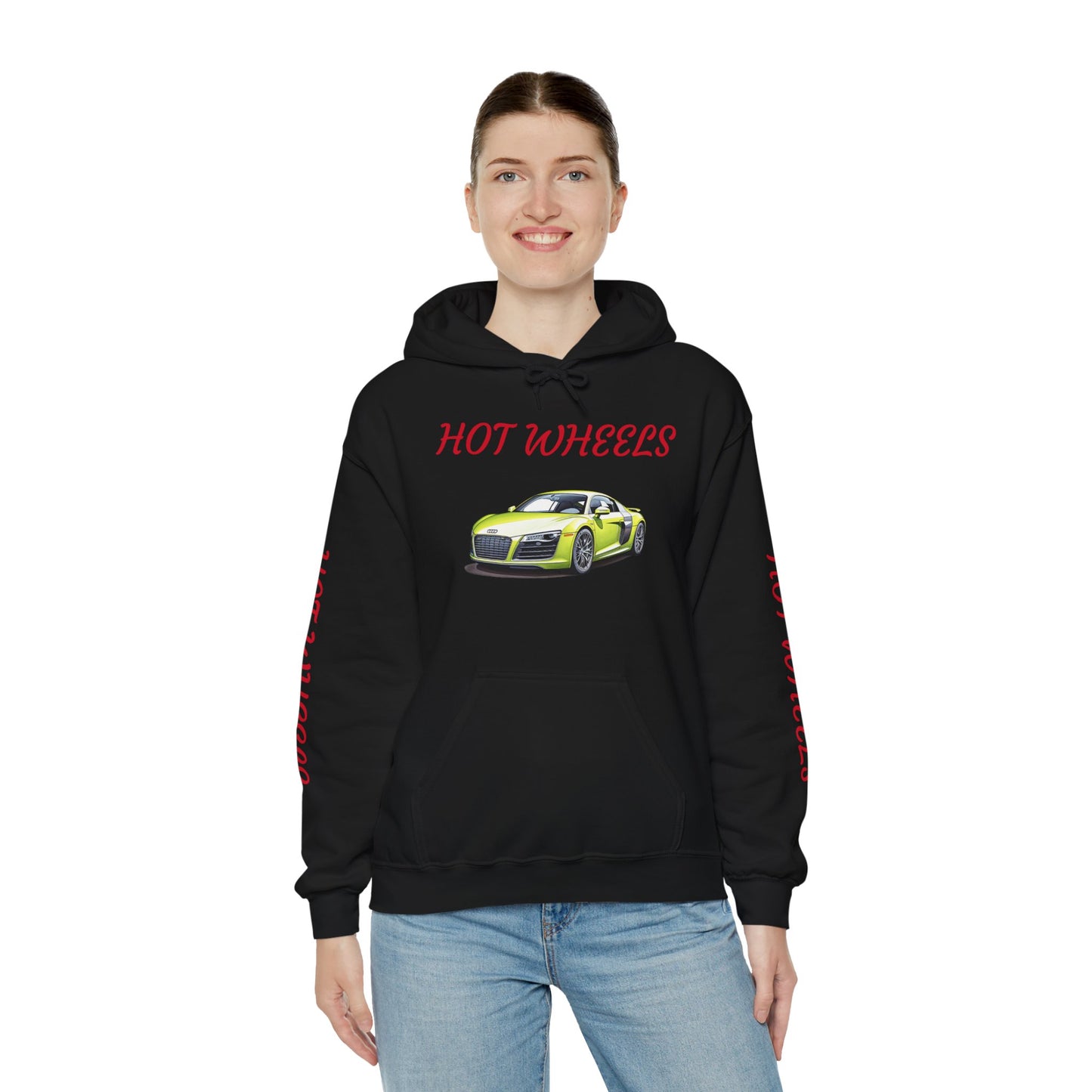 Princess Grace  Hot Wheels Unisex Hooded Sweatshirt Cool Car Design for Auto Enthusiasts