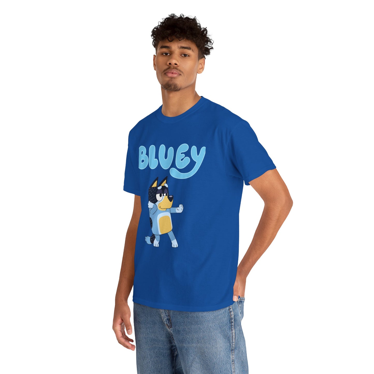 Princess Grace  Bluey Unisex Heavy Cotton Tee  Fun & Playful Kids Shirt